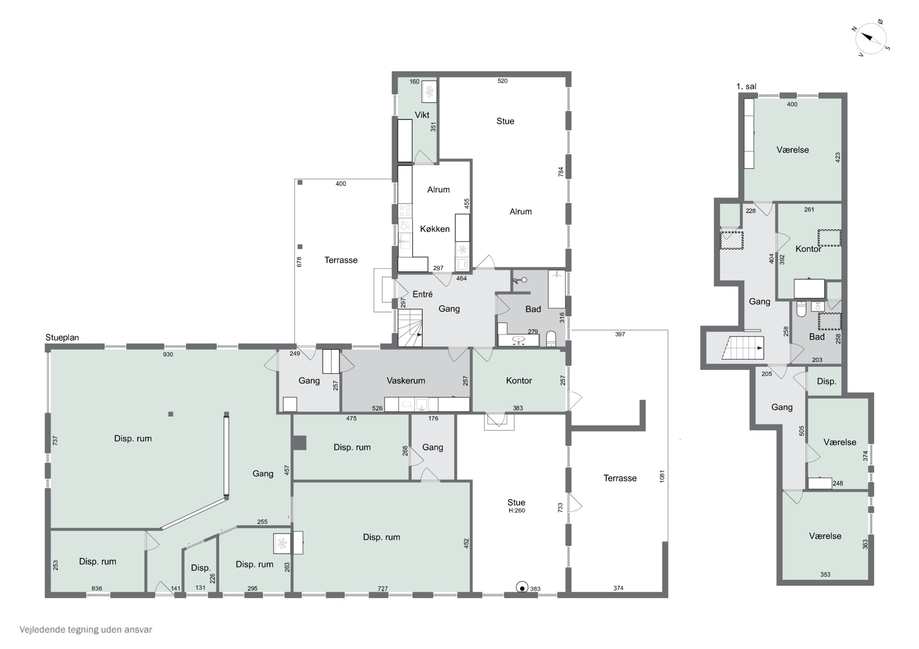 Plantegninger billede af Jerupvej 365, Mosbjerg, 9870 Sindal