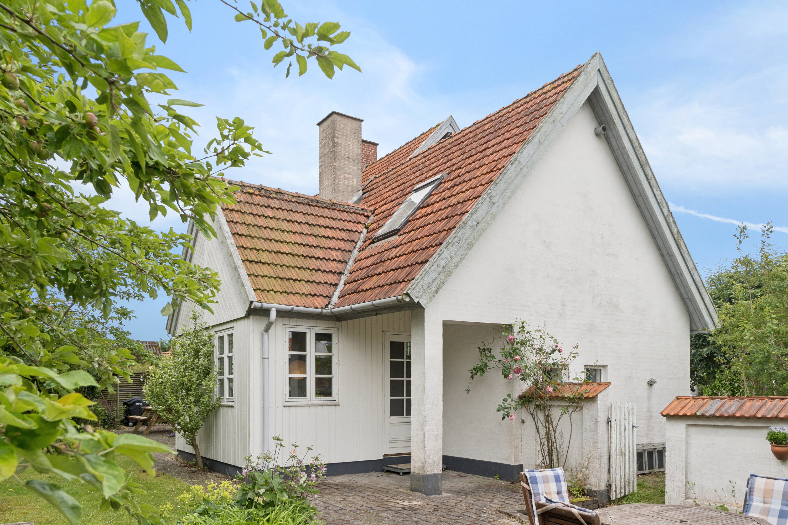 Fremhævet set fra haven billede i fuldskærmstilstand. Billede af Hestehavevej 78, 4720 Præstø