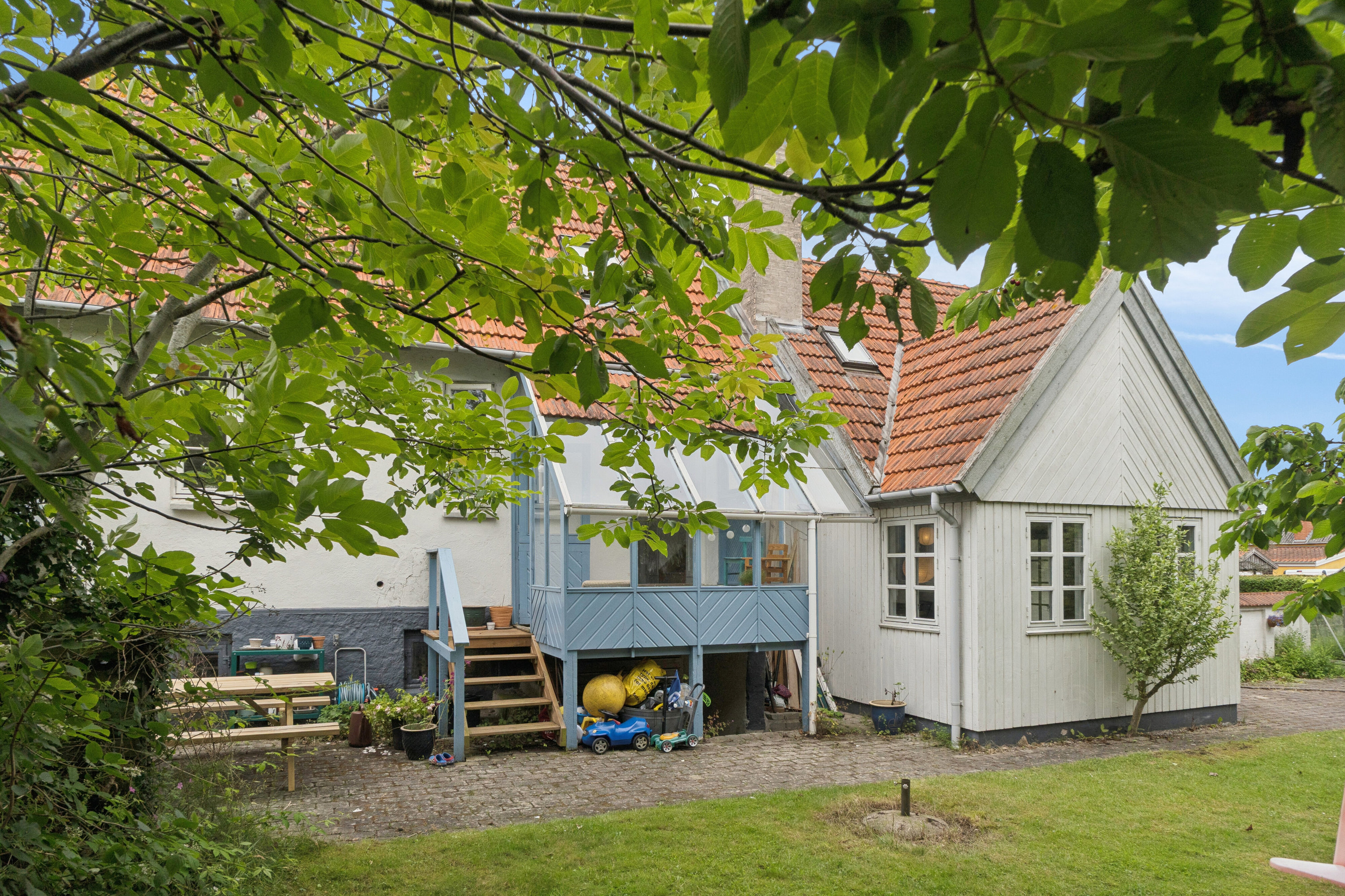 Fremhævet set fra haven billede i fuldskærmstilstand. Billede af Hestehavevej 78, 4720 Præstø