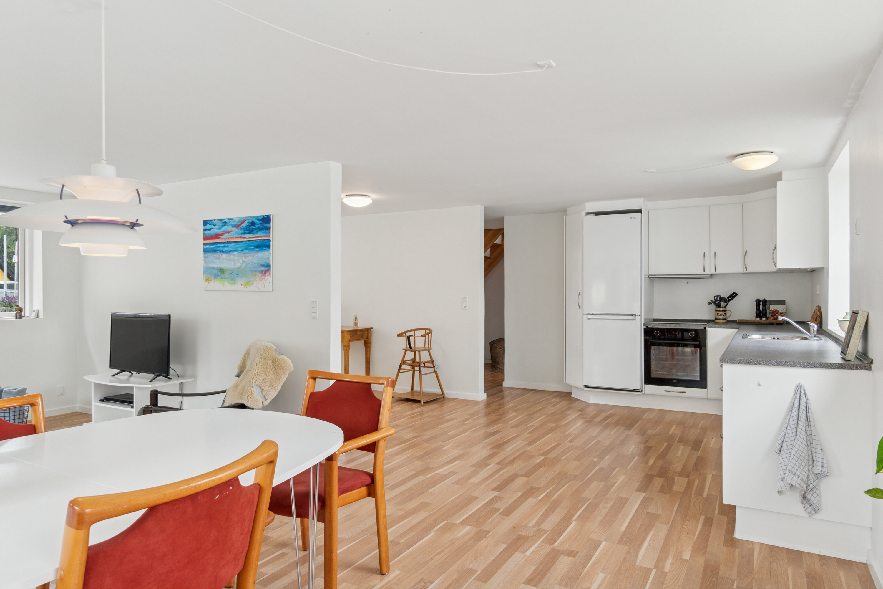 Fremhævet stue billede i fuldskærmstilstand. Billede af Bredgade 57, 8340 Malling