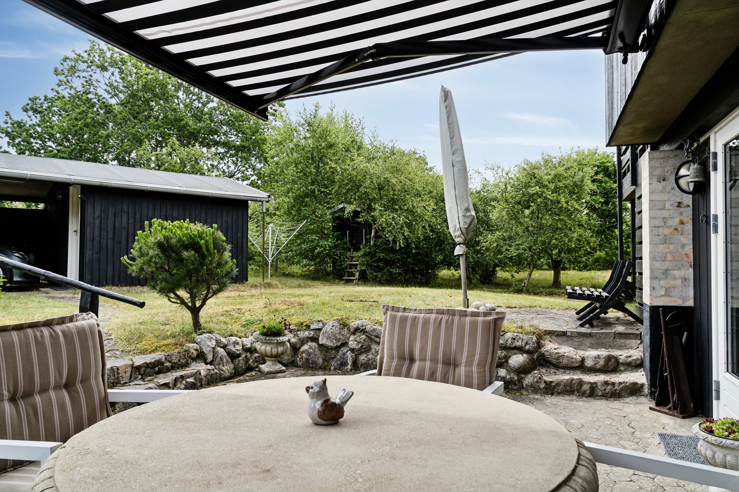 Fremhævet terrasse billede i fuldskærmstilstand. Billede af Vibo Strandvej 11, 4500 Nykøbing Sj