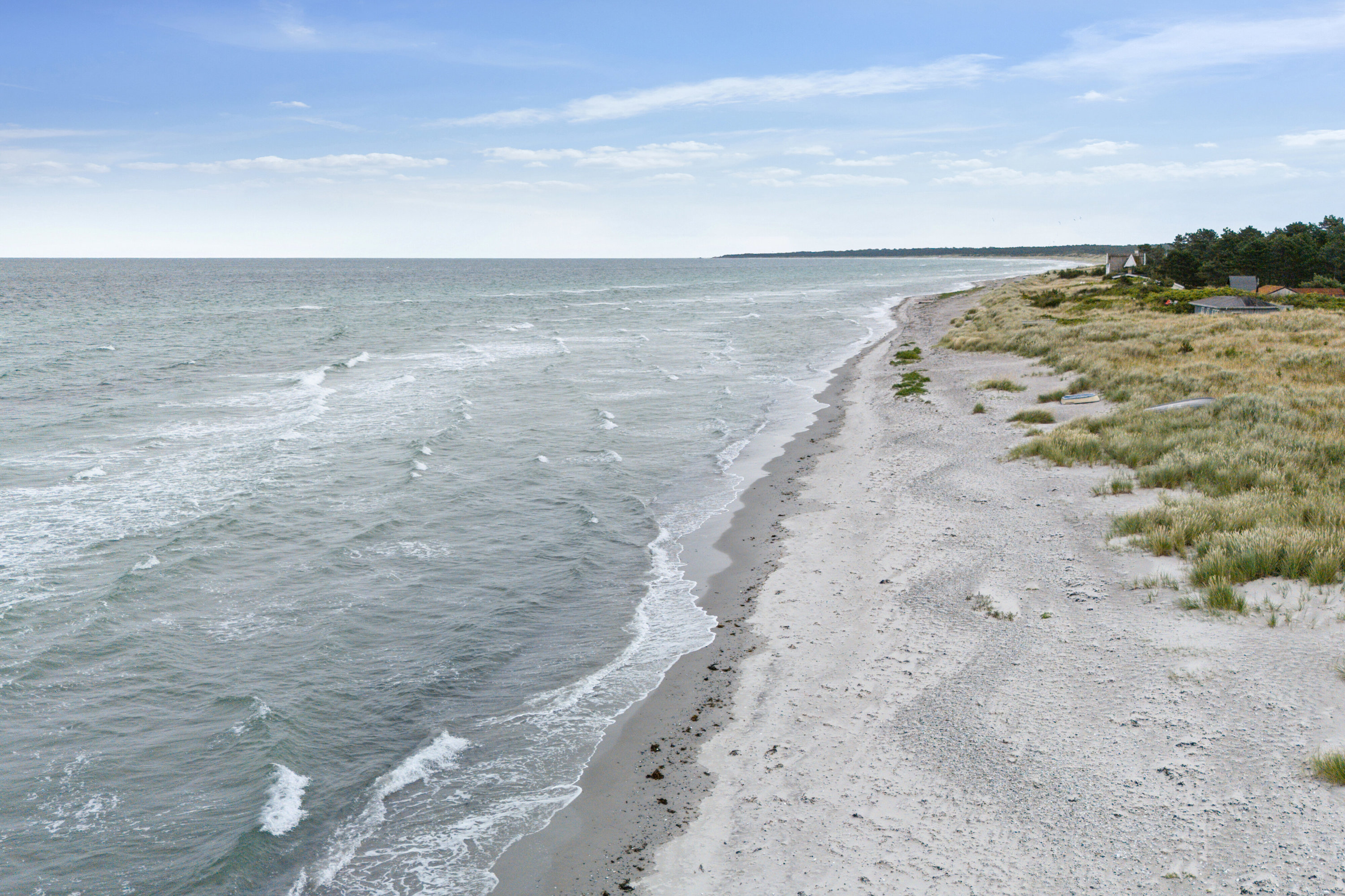 Fremhævet luftfoto billede i fuldskærmstilstand. Billede af Vibo Strandvej 11, 4500 Nykøbing Sj