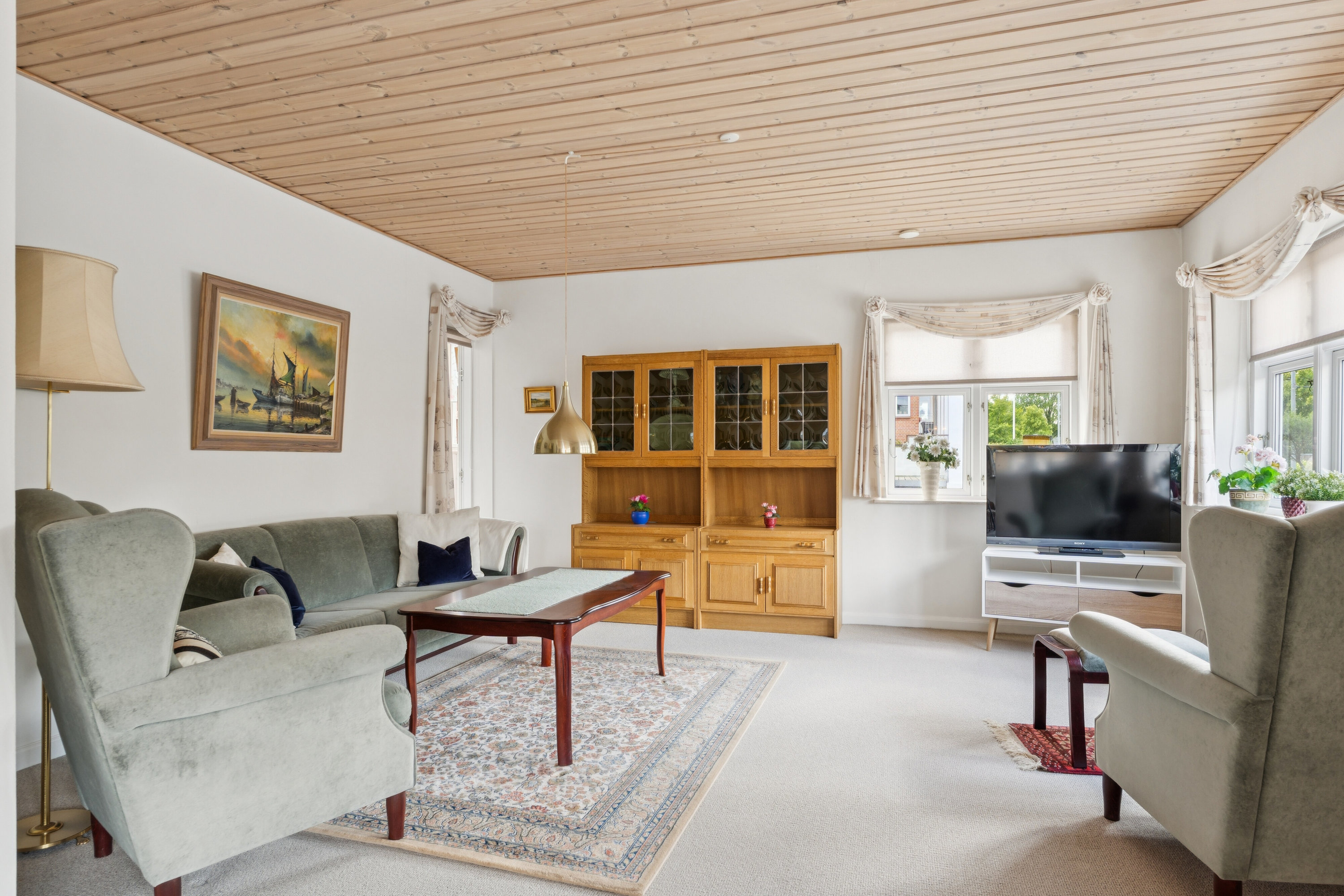 Fremhævet stue billede i fuldskærmstilstand. Billede af Frederiksberggade 53, 8600 Silkeborg