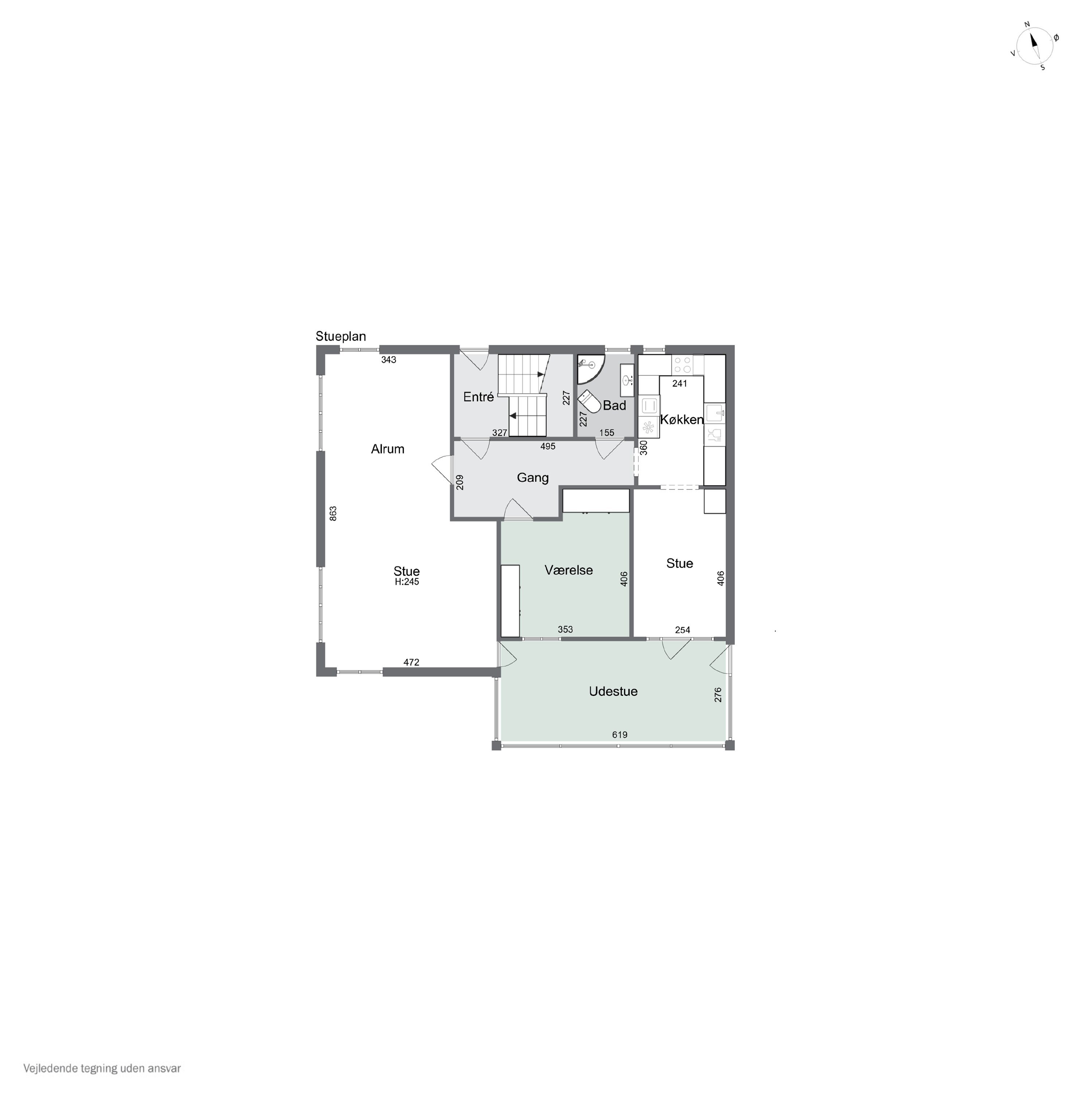 Plantegninger billede af Frederiksberggade 53, 8600 Silkeborg