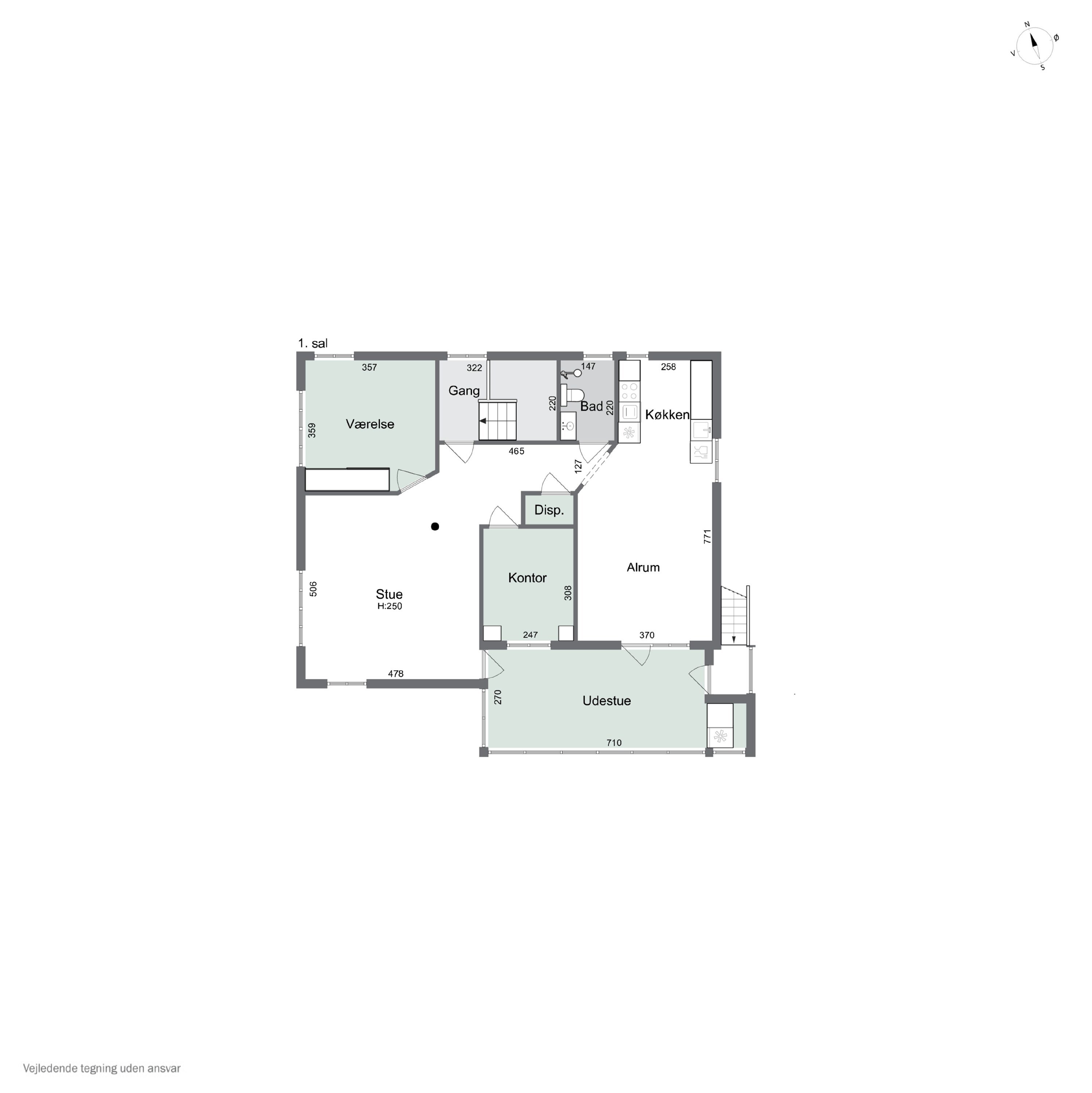 Plantegninger billede af Frederiksberggade 53, 8600 Silkeborg