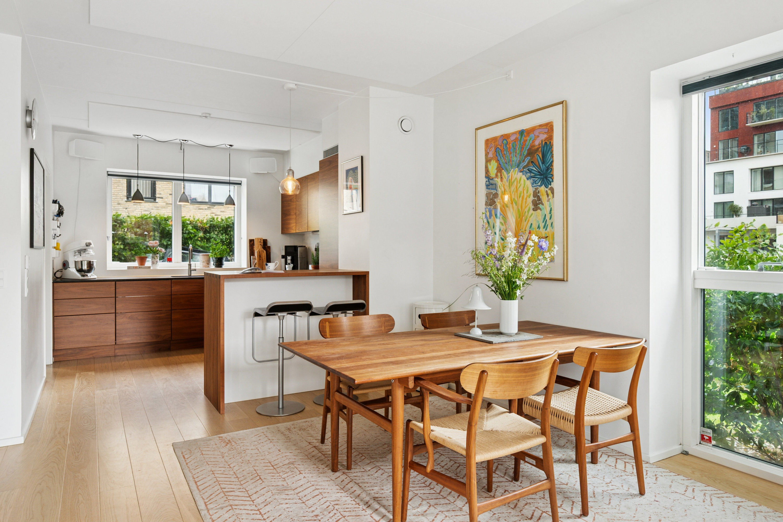 Fremhævet spisestue billede i fuldskærmstilstand. Billede af Amager Strandvej 118A, 2300 København S