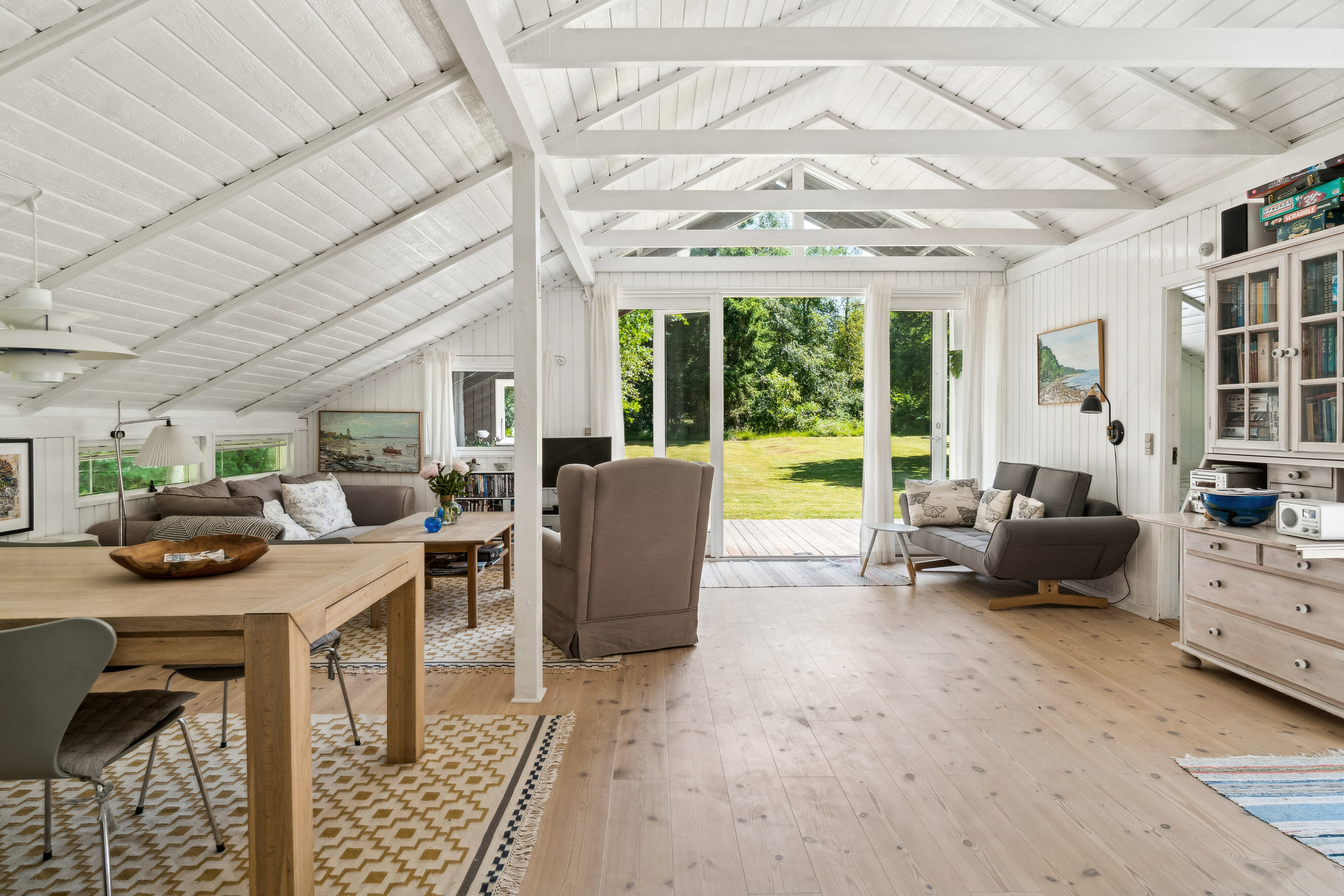 Fremhævet spisestue billede i fuldskærmstilstand. Billede af Nåletræsvænget 5, 4581 Rørvig