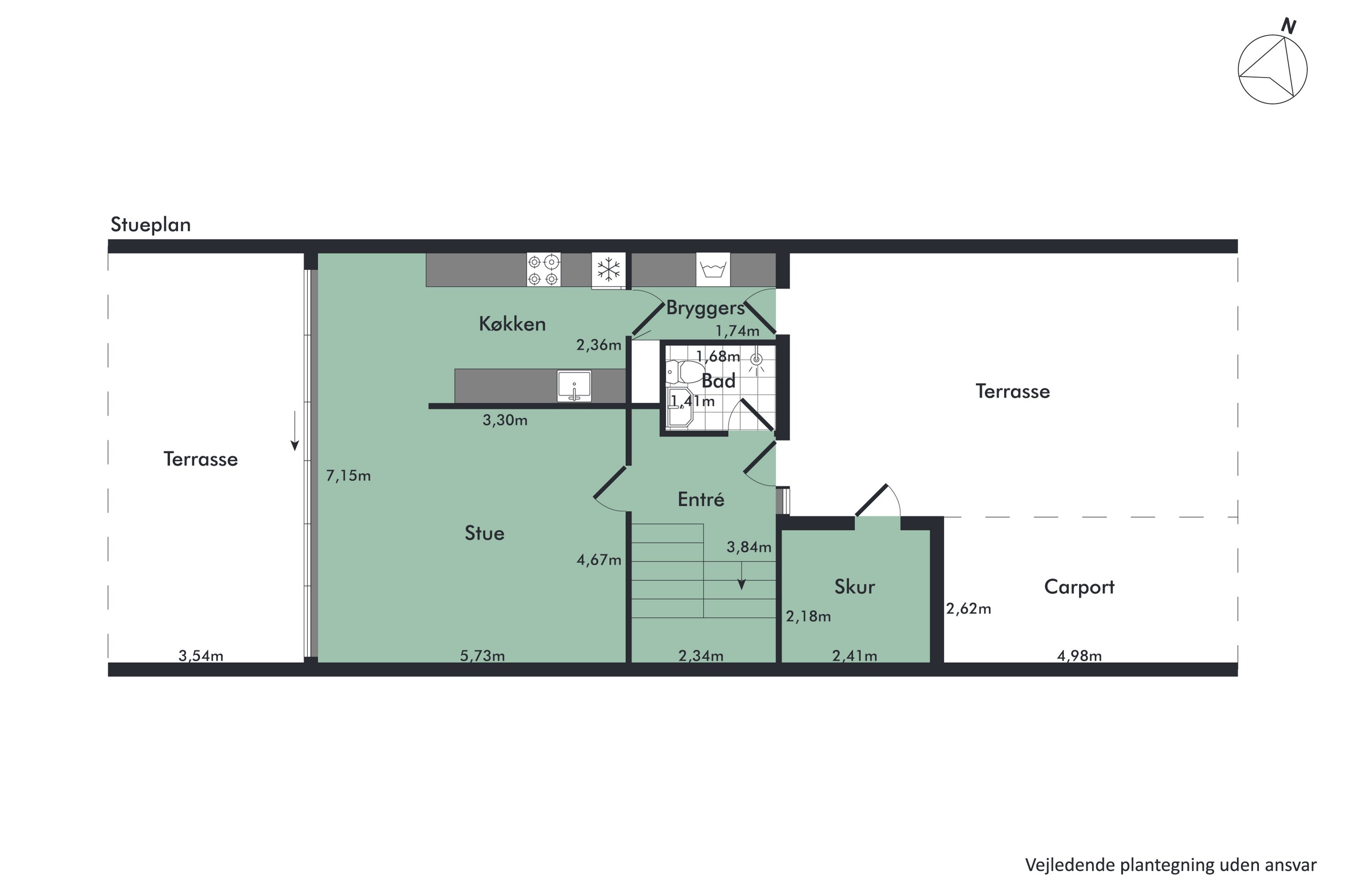 Plantegninger billede af Hybenvej 87, 7800 Skive