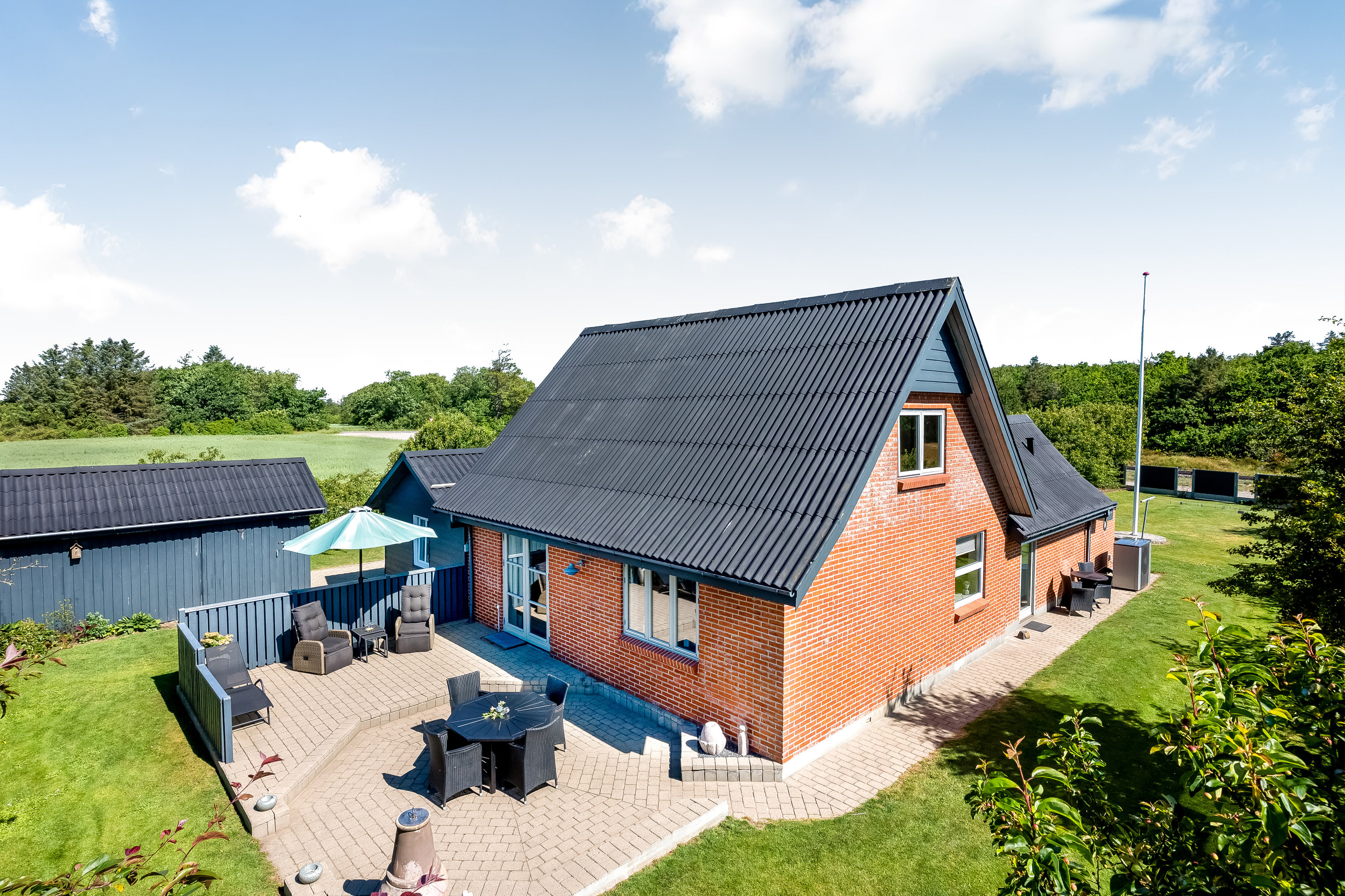 Fremhævet ejendommen billede i fuldskærmstilstand. Billede af Kræmmergårdvej 42, Møborg, 7660 Bækmarksbro