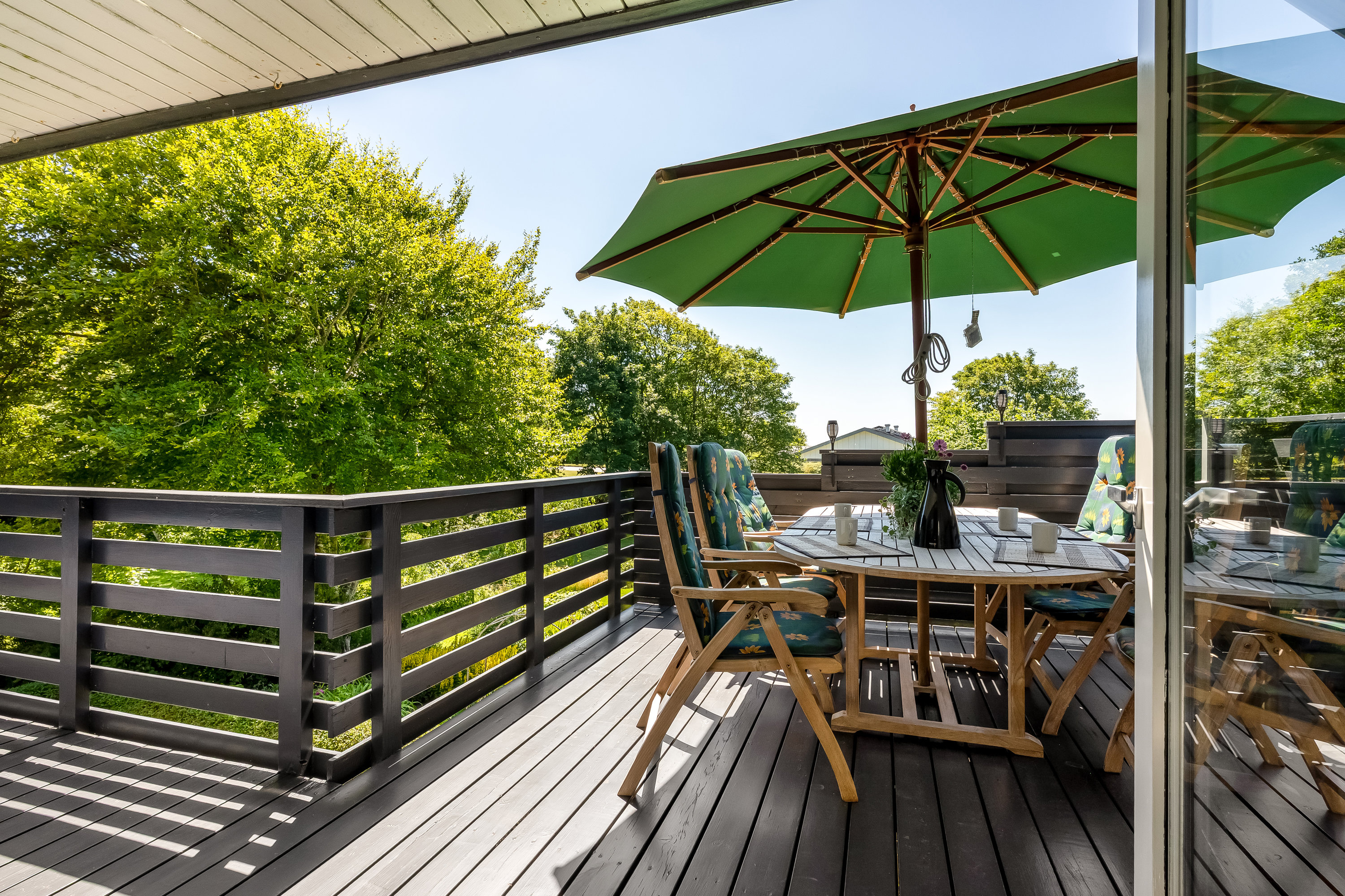 Fremhævet altan billede i fuldskærmstilstand. Billede af Solbakkevej 8, Nørlem, 7620 Lemvig