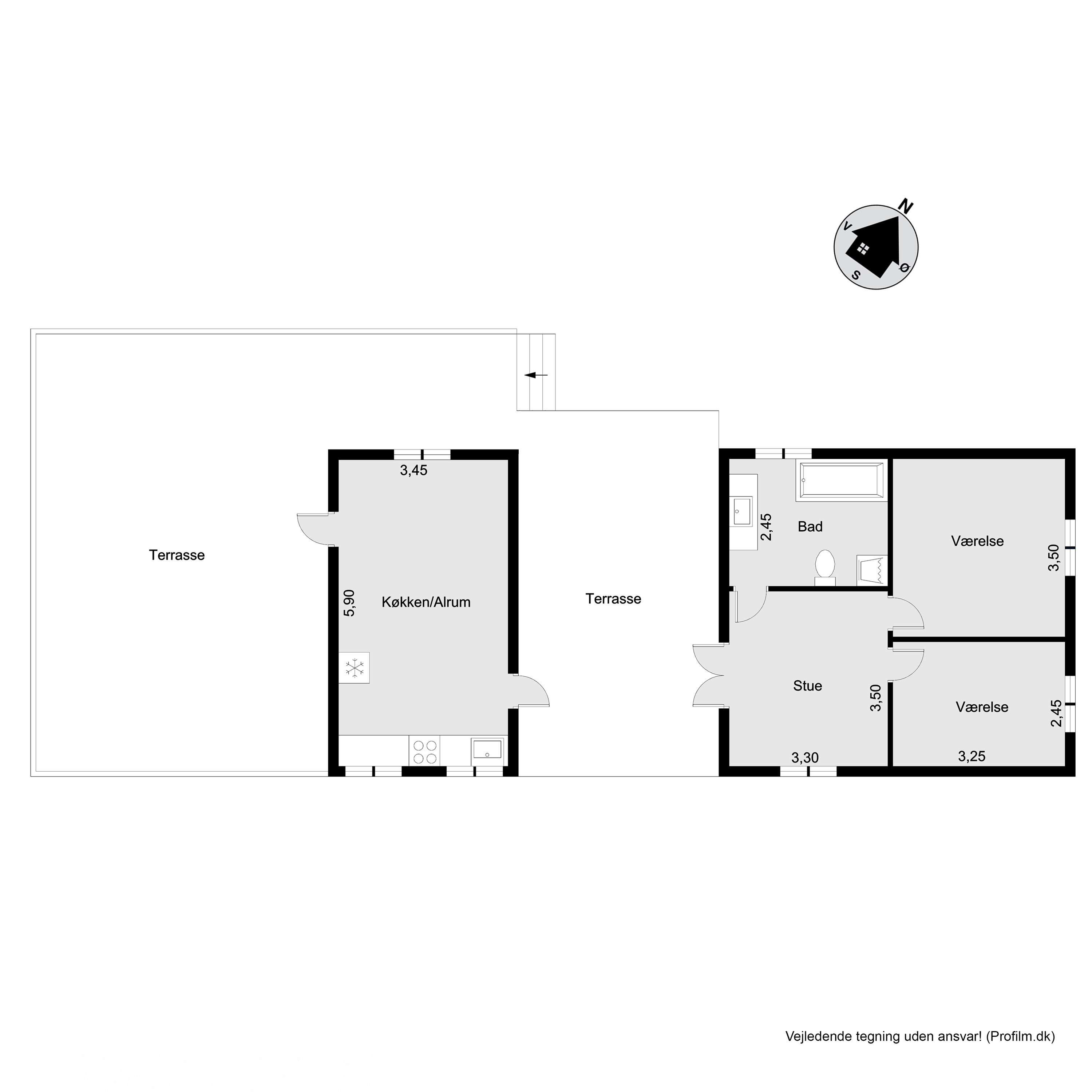 Plantegninger billede af Hyldeager 11, Over Draaby Strand, 3630 Jægerspris