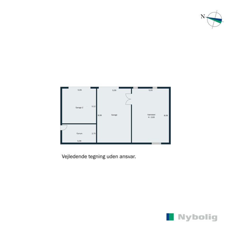 Plantegninger billede af Hedemarksvej 18, Fensten, 8300 Odder