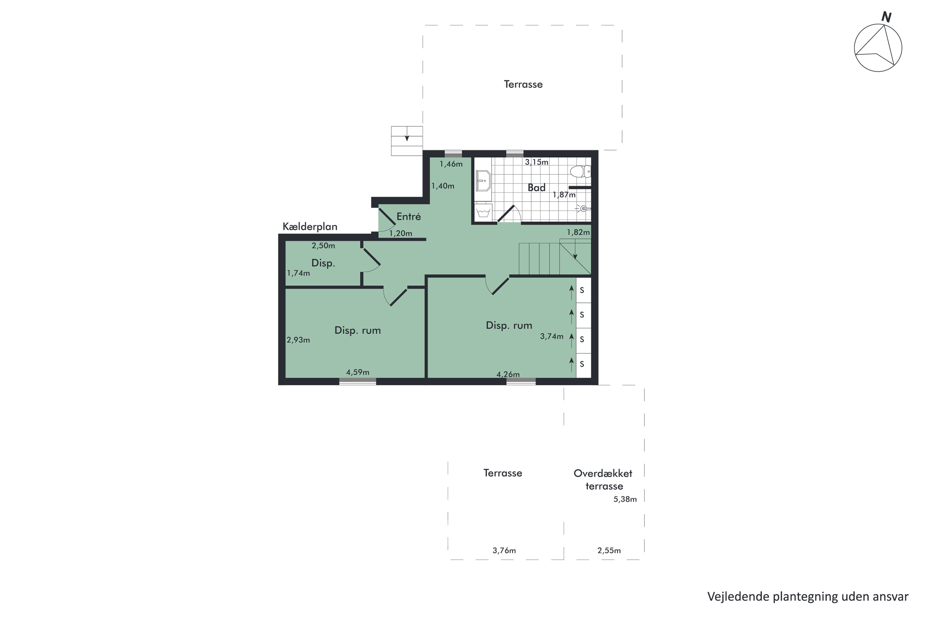 Plantegninger billede af Ellebæk 10, 9400 Nørresundby