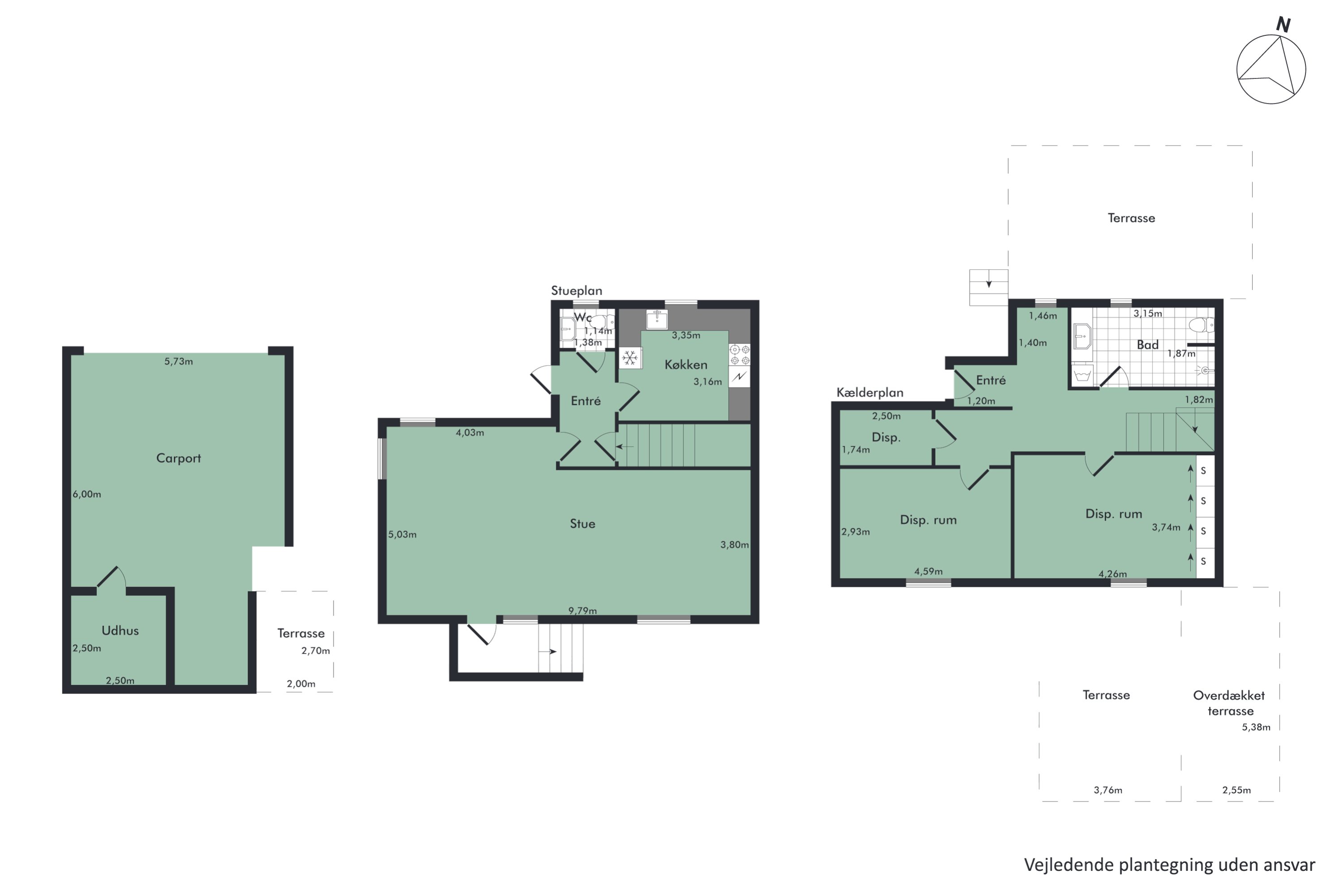 Plantegninger billede af Ellebæk 10, 9400 Nørresundby