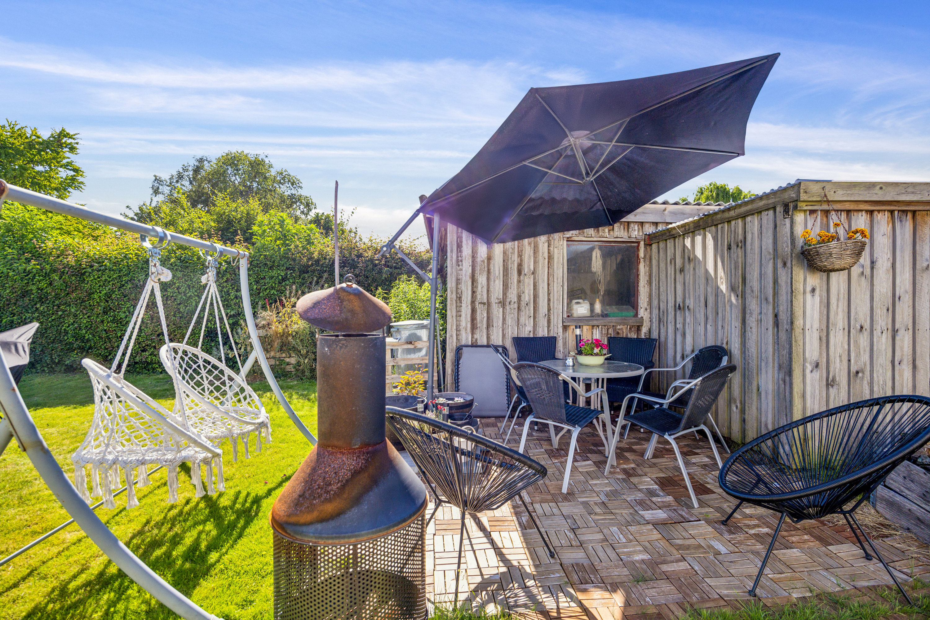 Fremhævet have billede i fuldskærmstilstand. Billede af Ellebæk 10, 9400 Nørresundby