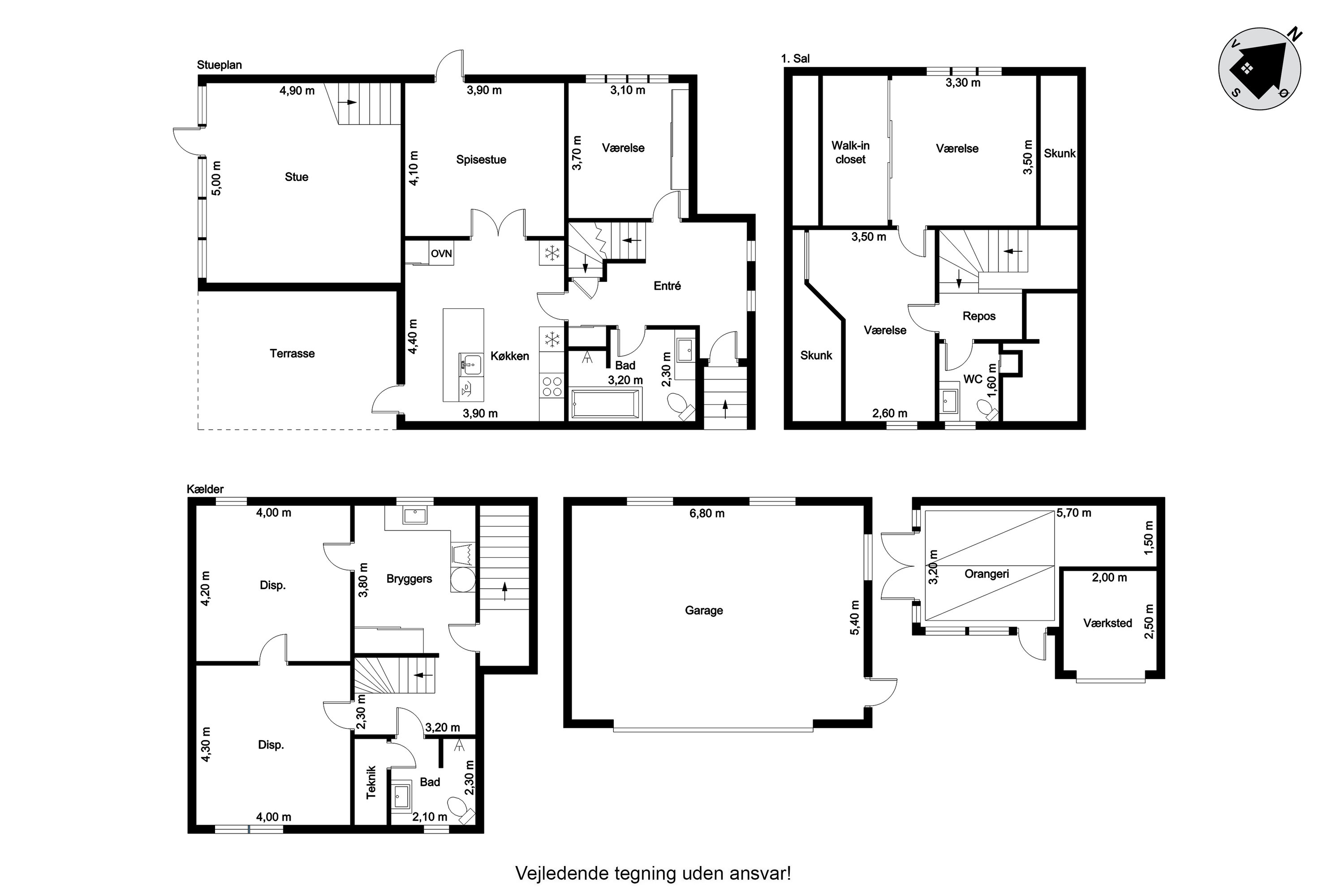 Plantegninger billede af Hoffgaardsvej 10, 6950 Ringkøbing
