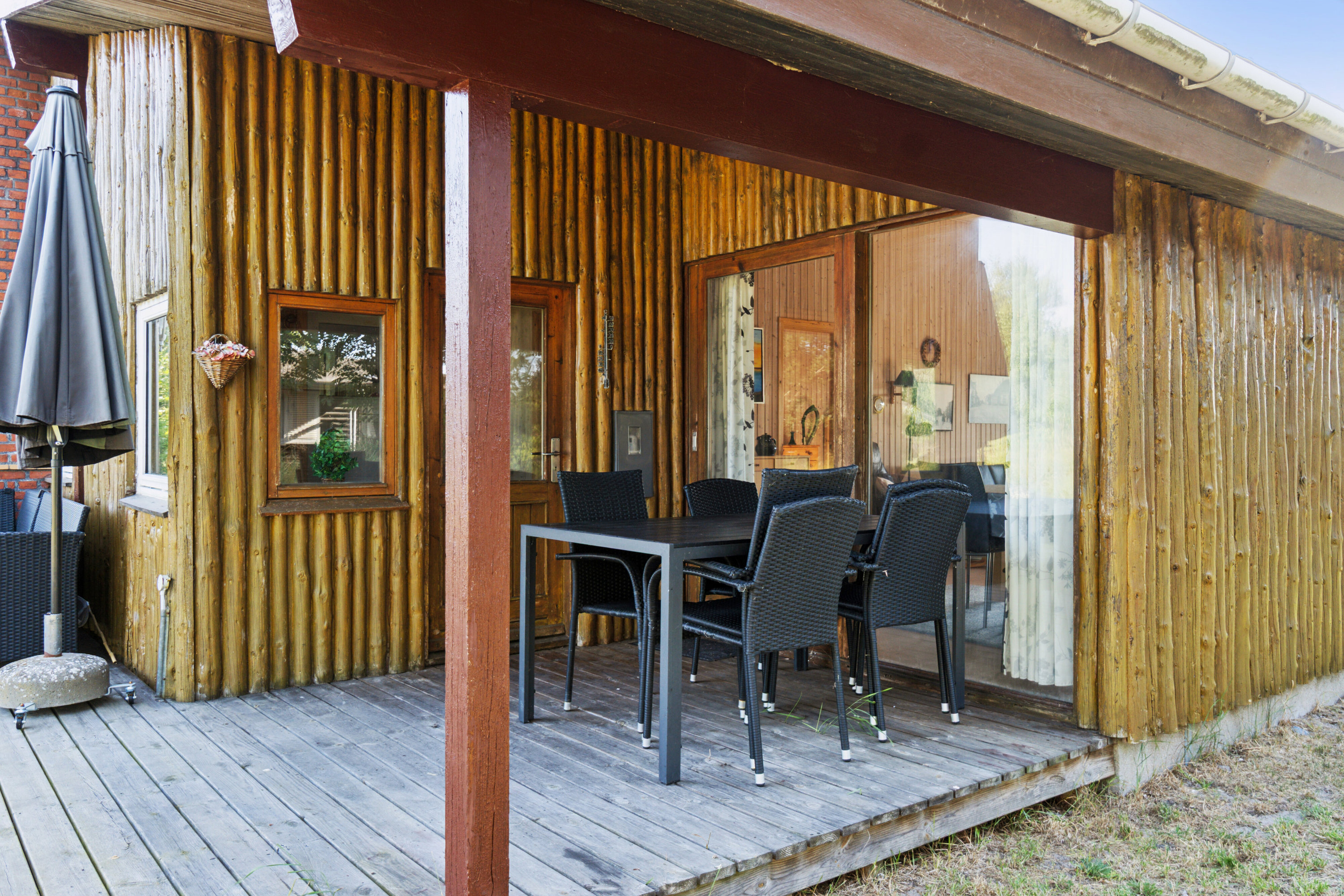 Fremhævet overdækket terrasse billede i fuldskærmstilstand. Billede af Hybenvej 17, Kobæk, 4230 Skælskør