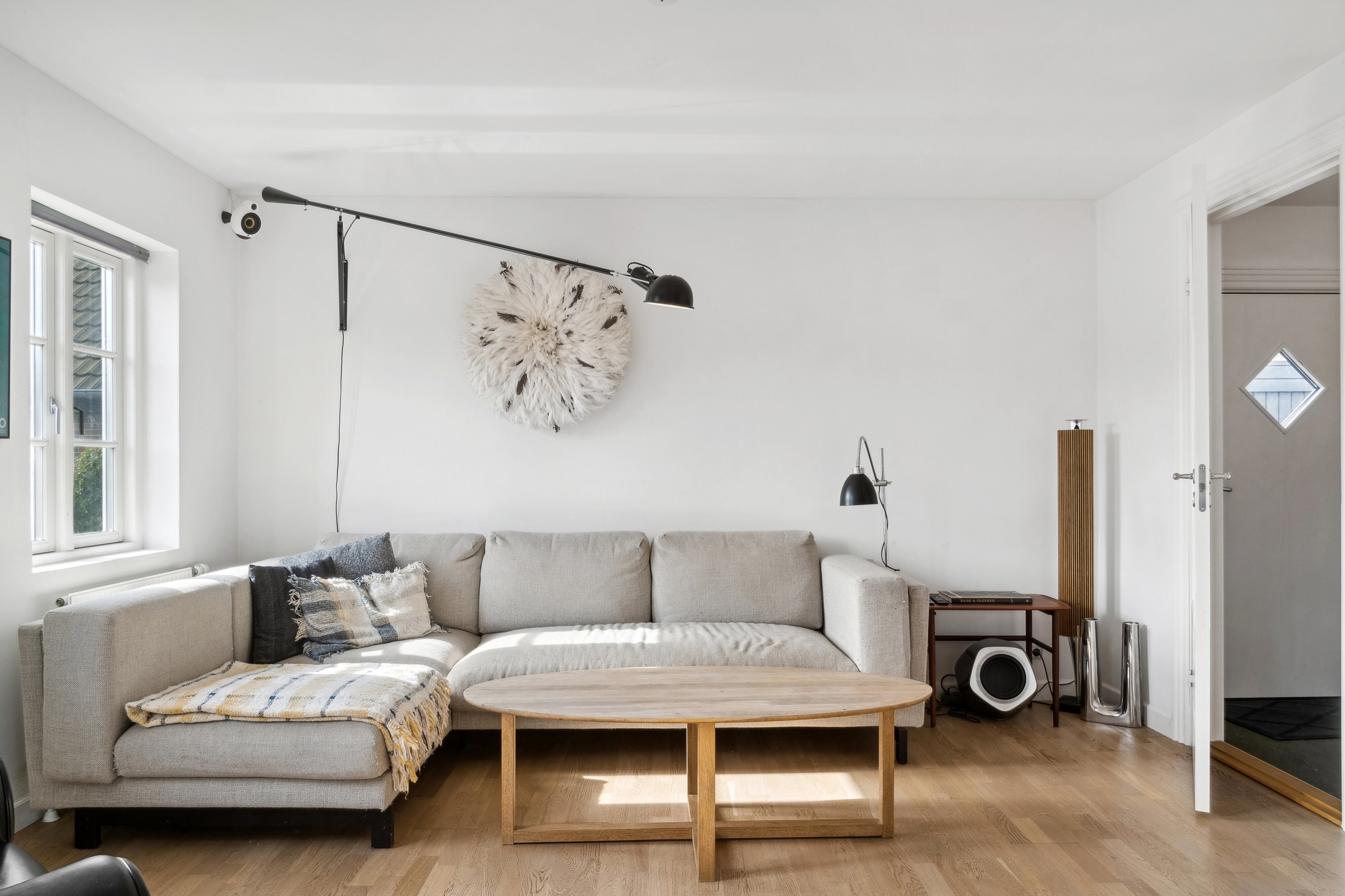 Fremhævet stue billede i fuldskærmstilstand. Billede af Bøghsvej 2A, Stilling, 8660 Skanderborg