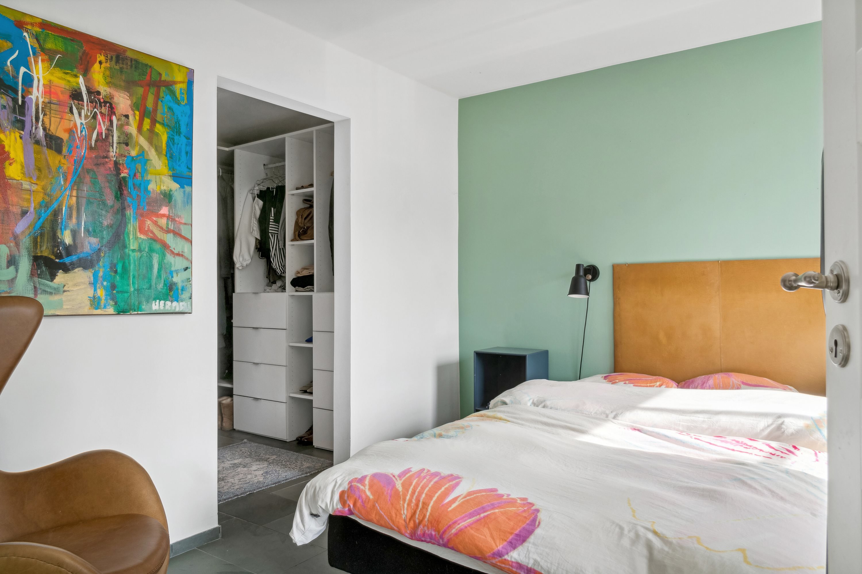 Fremhævet soveværelse billede i fuldskærmstilstand. Billede af Bøghsvej 2A, Stilling, 8660 Skanderborg