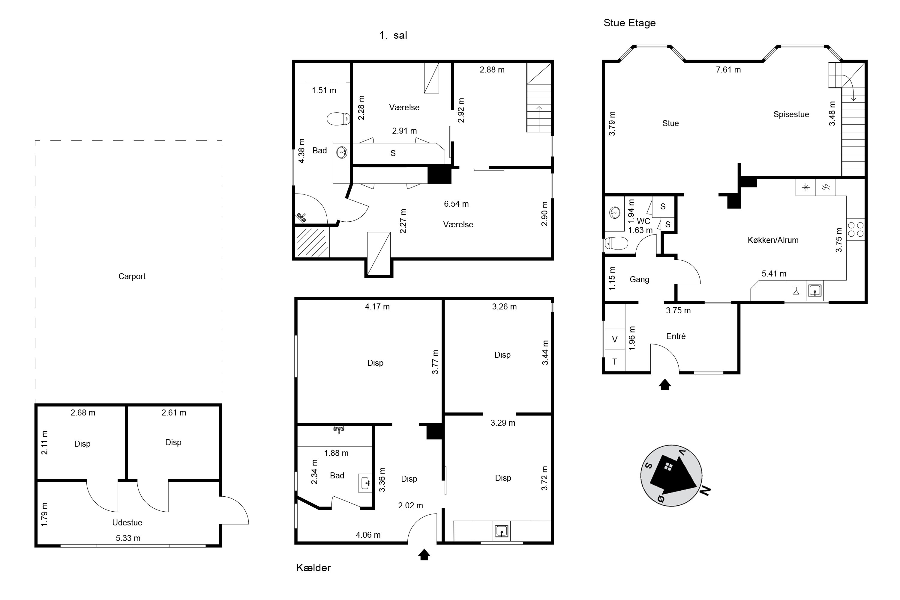 Plantegninger billede af Søndergade 203, 9900 Frederikshavn
