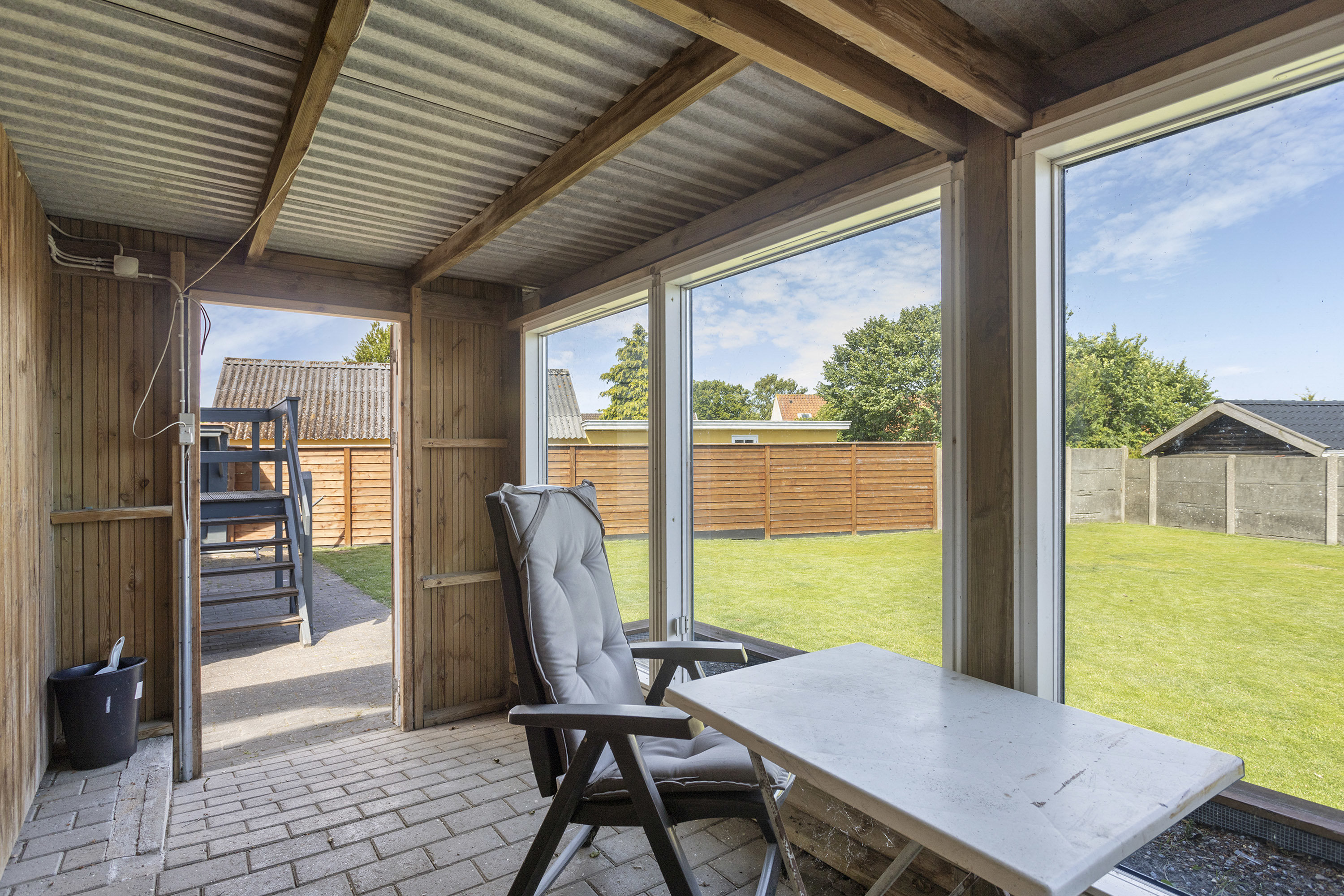 Fremhævet overdækket terrasse billede i fuldskærmstilstand. Billede af Søndergade 203, 9900 Frederikshavn