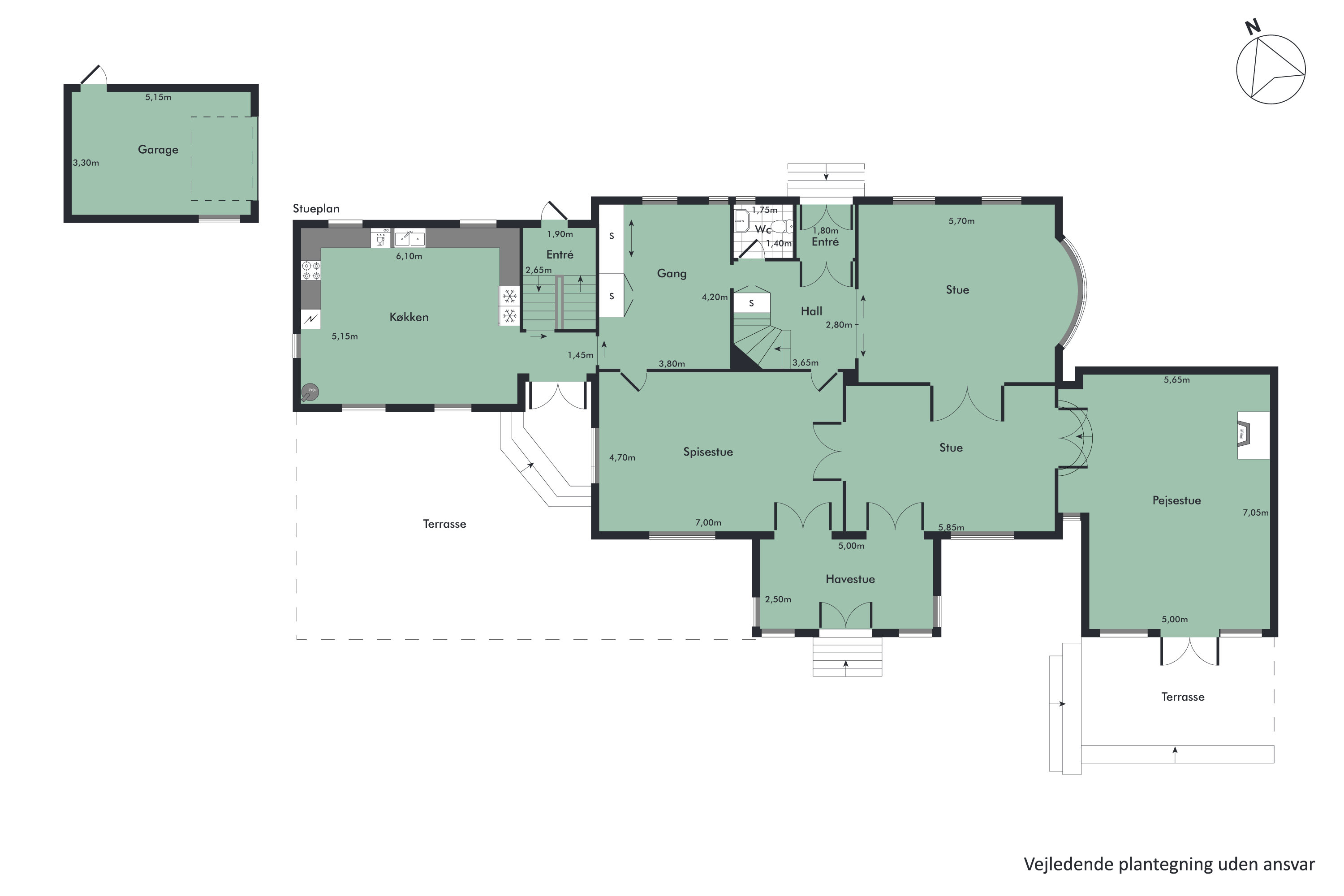 Plantegninger billede af Klostermarken 43, 9000 Aalborg