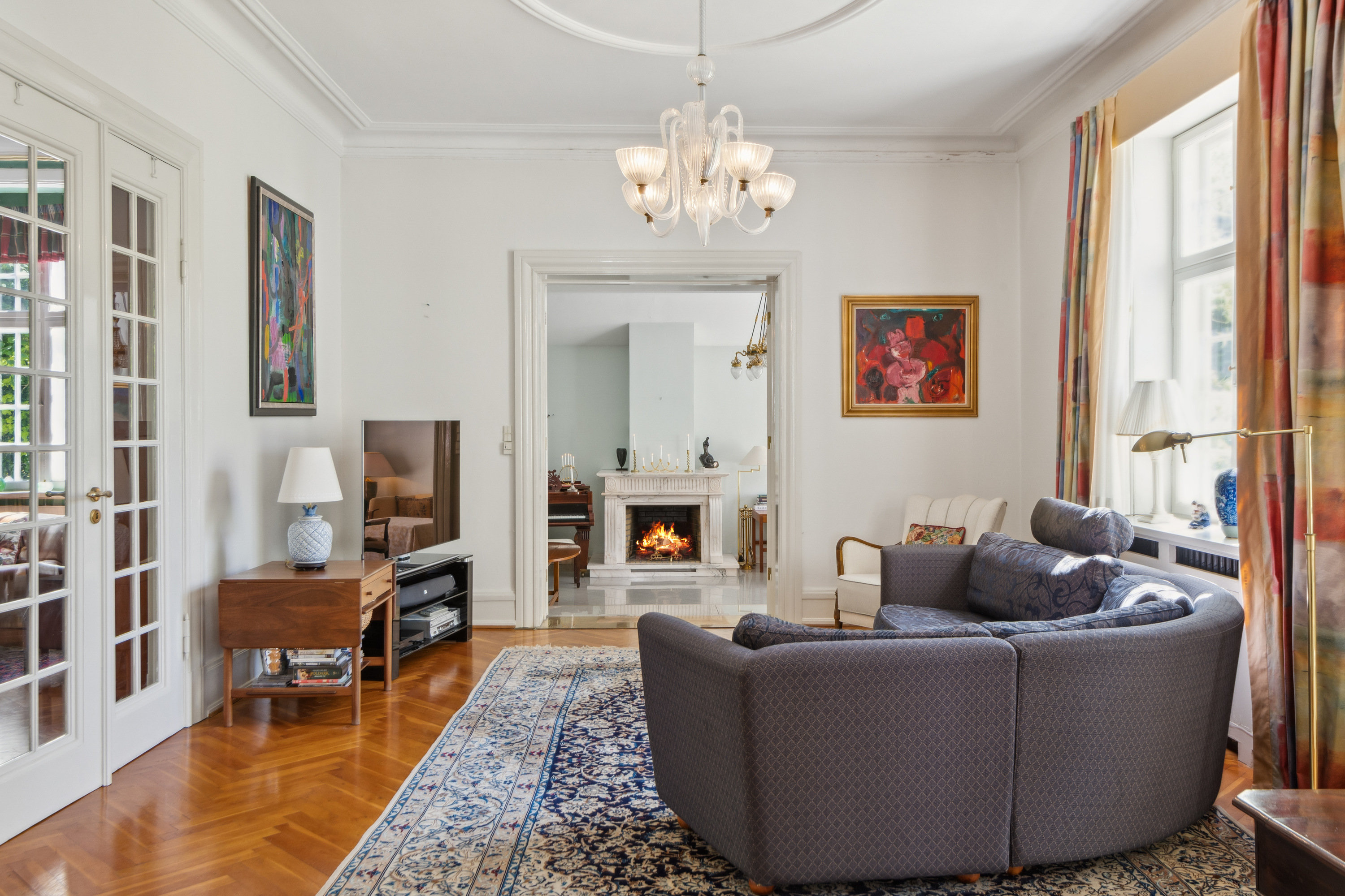 Fremhævet stue billede i fuldskærmstilstand. Billede af Klostermarken 43, 9000 Aalborg