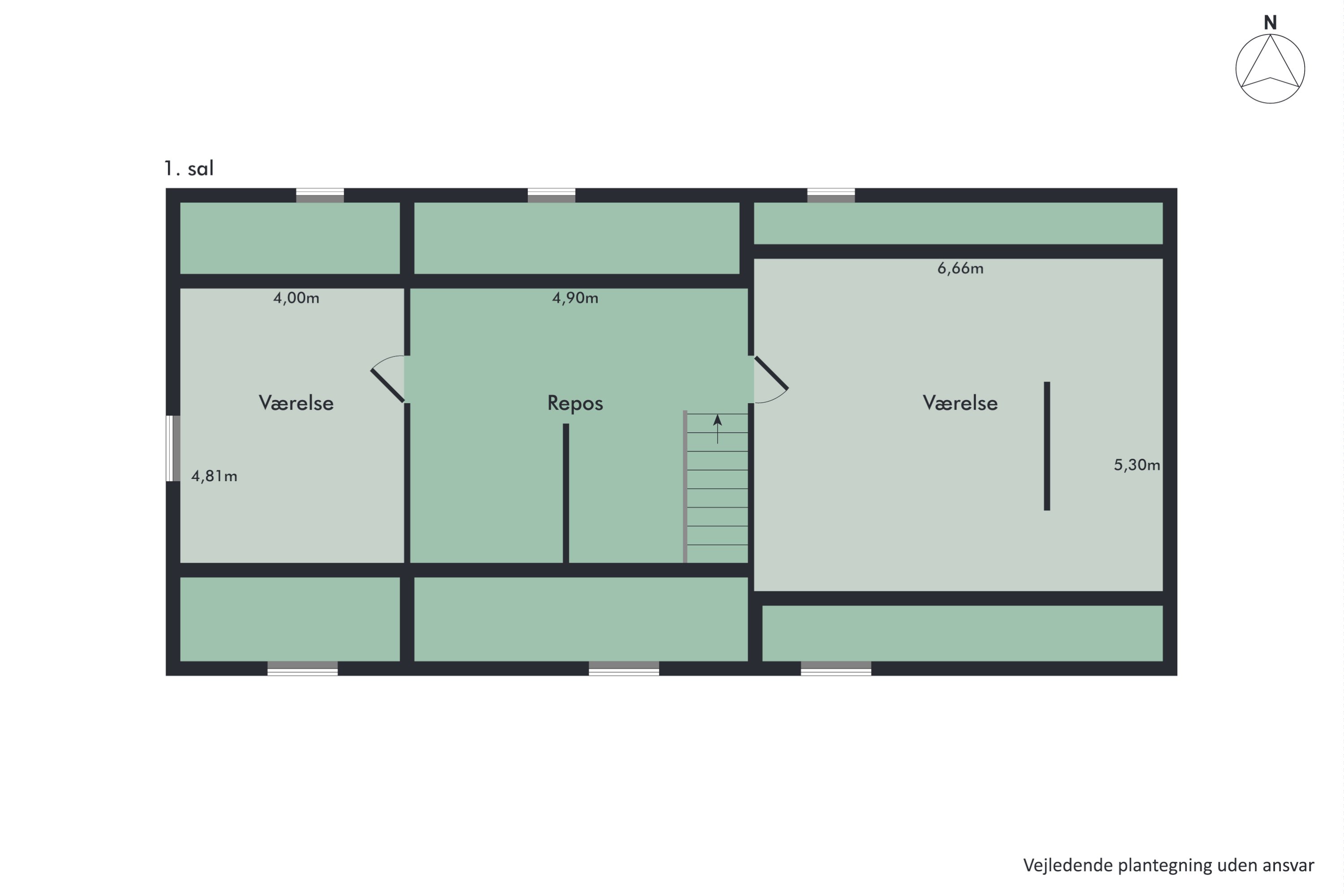 Plantegninger billede af Vråvej 1A, 9510 Arden
