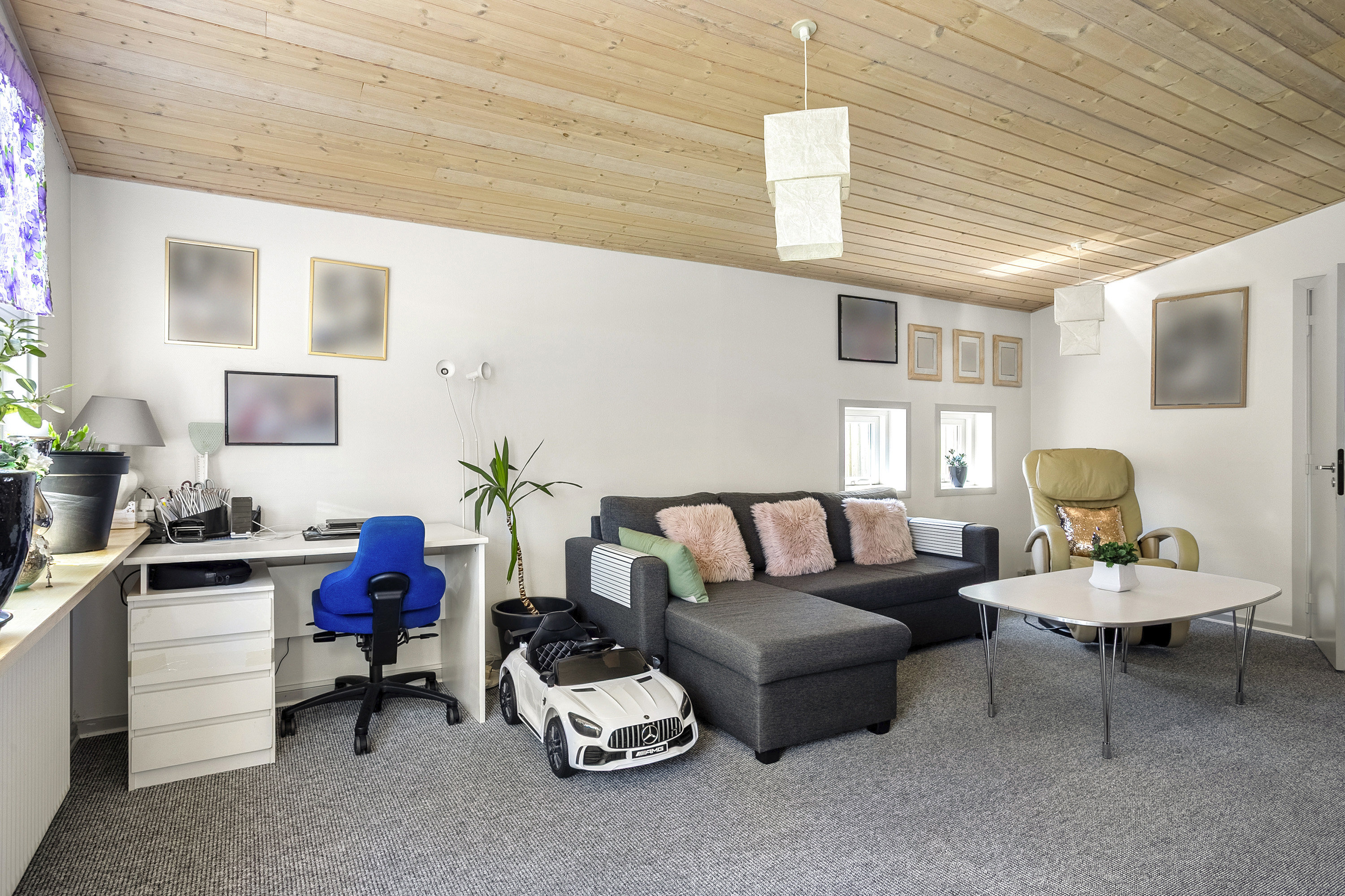 Fremhævet stue billede i fuldskærmstilstand. Billede af Vandværksvej 1, 6622 Bække