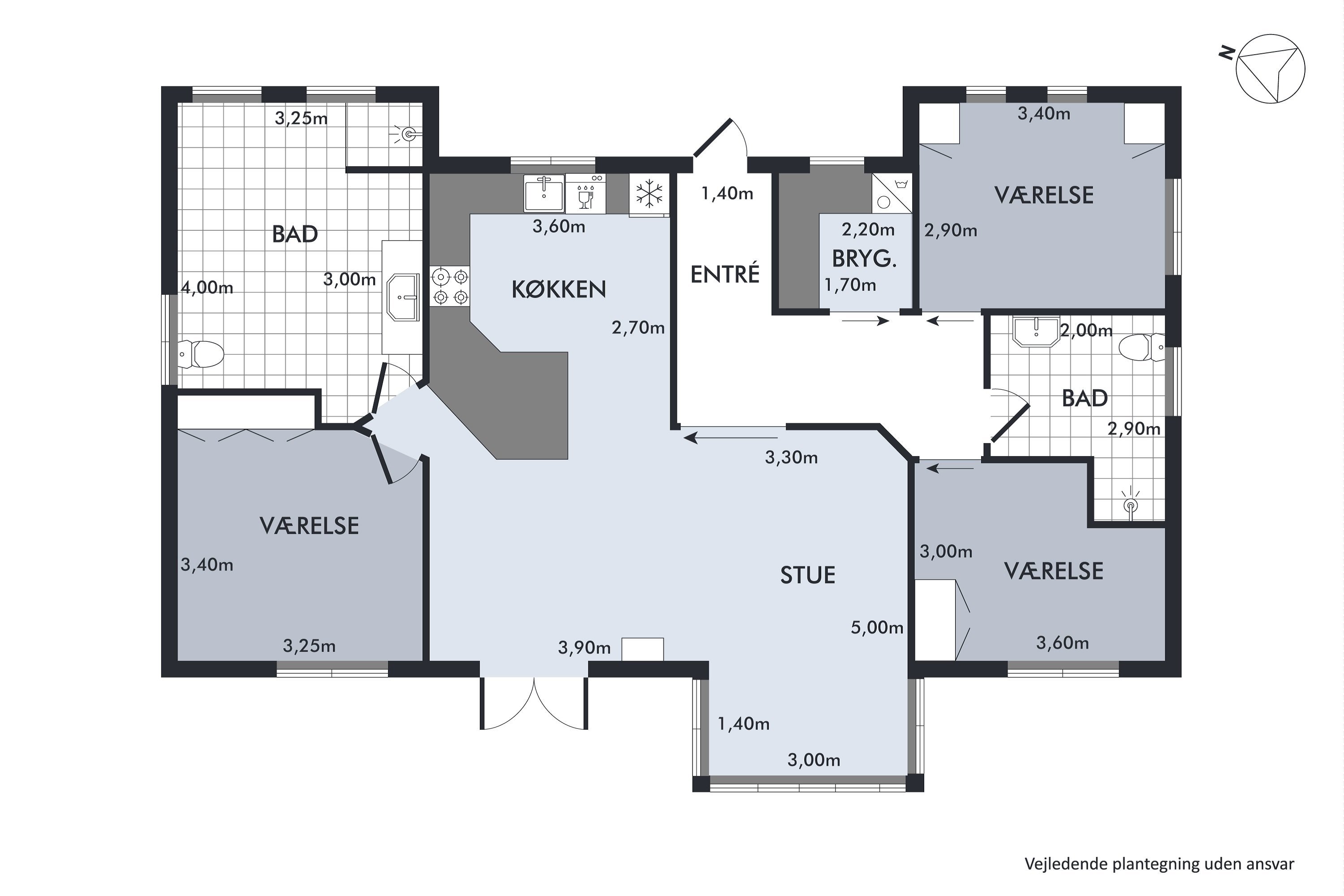 Plantegninger billede af Tannisbugtvej 96A, Tversted, 9881 Bindslev