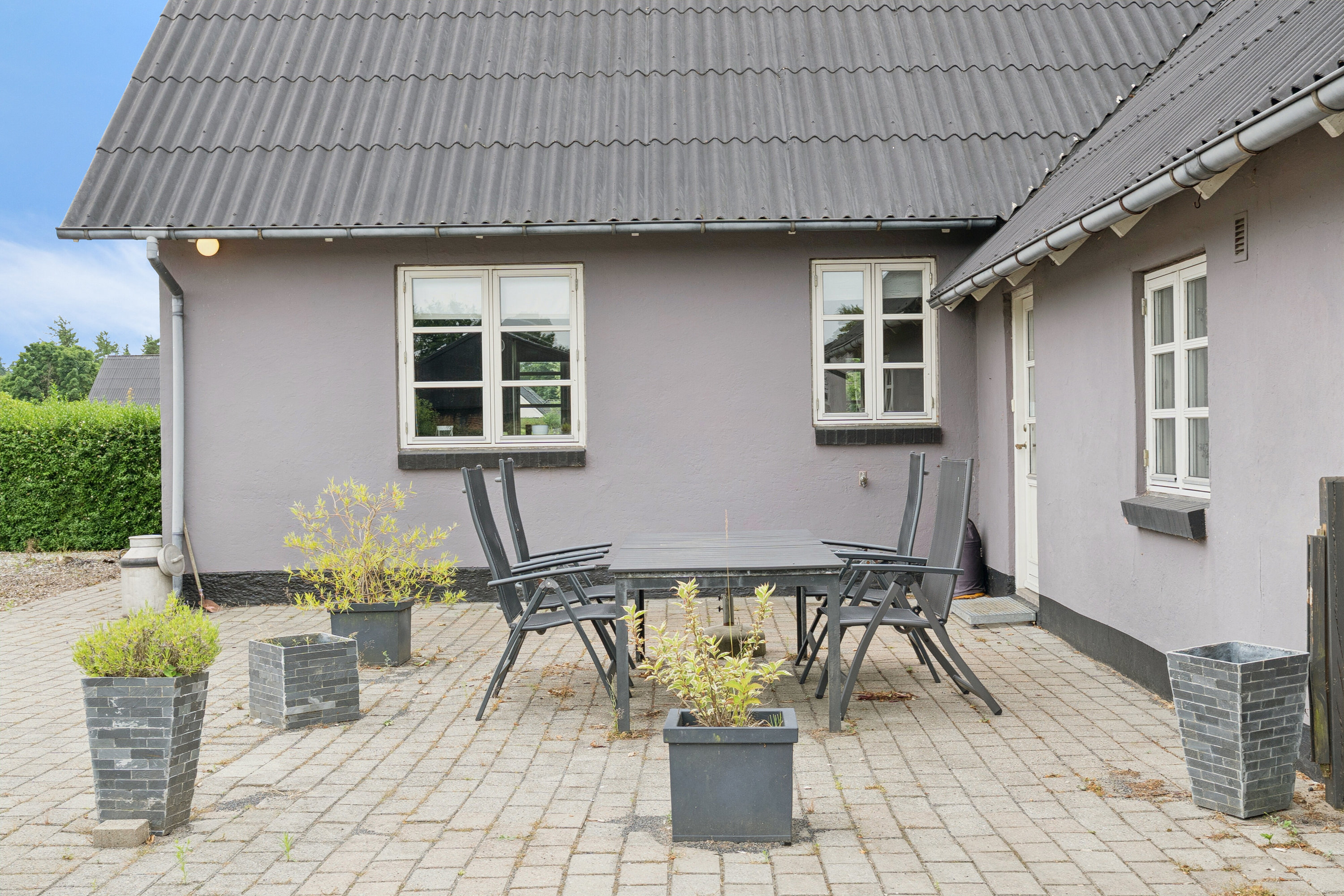 Fremhævet terrasse billede i fuldskærmstilstand. Billede af Birkevej 43, 7442 Engesvang