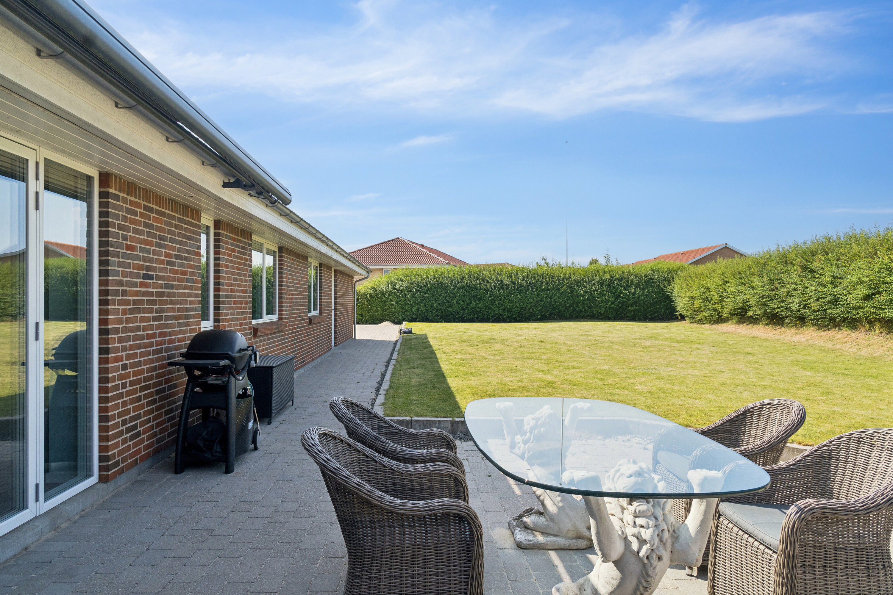 Fremhævet terrasse billede i fuldskærmstilstand. Billede af Nordager 8, 4070 Kirke Hyllinge