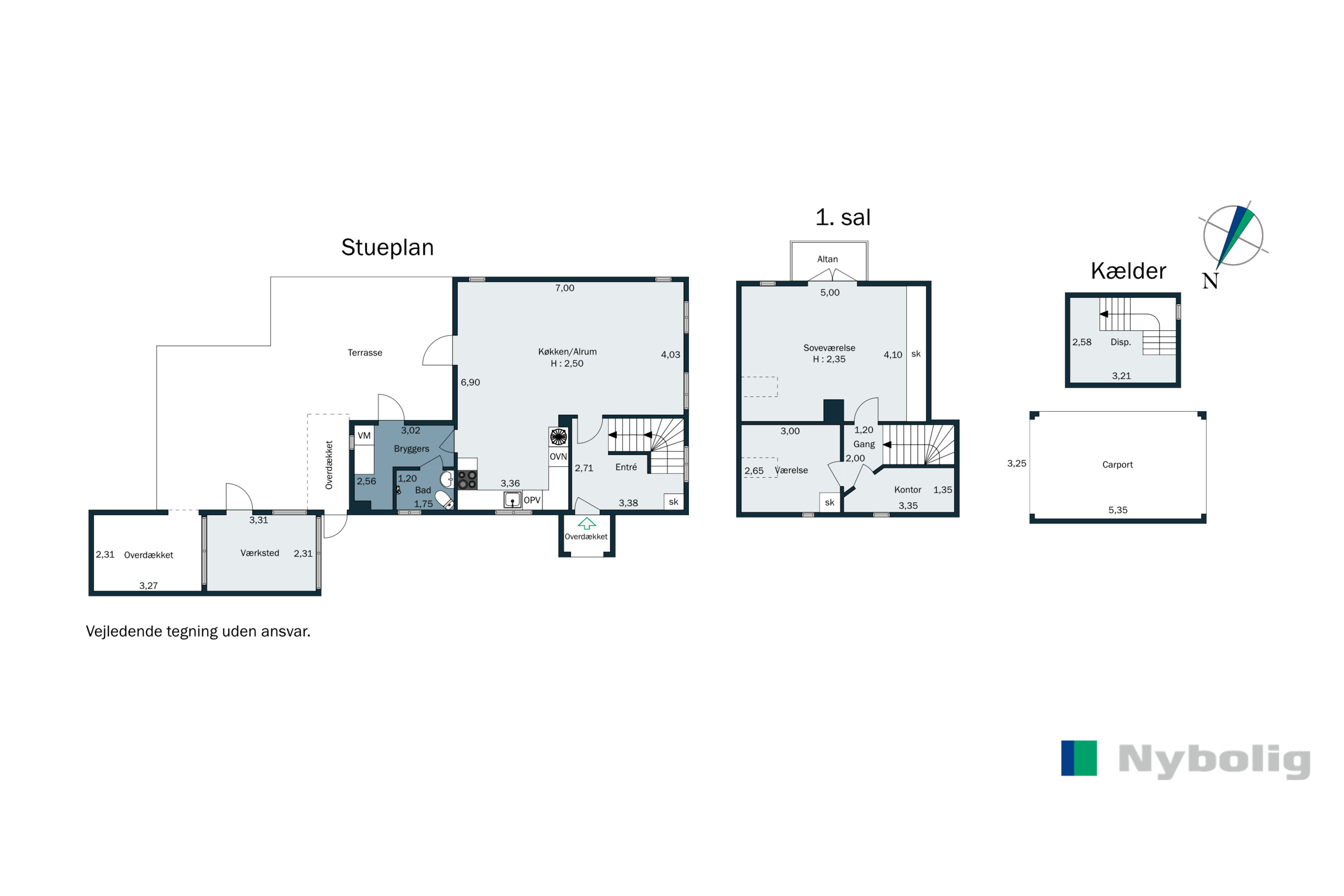 Plantegninger billede af P.A. Madvigs Vej 30, 6100 Haderslev
