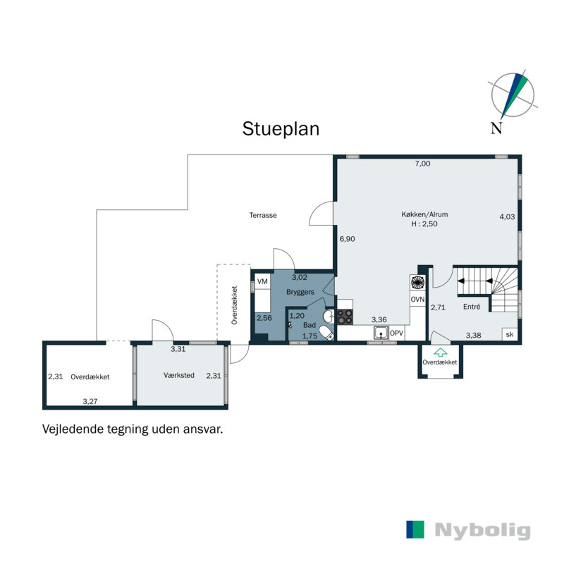Plantegninger billede af P.A. Madvigs Vej 30, 6100 Haderslev