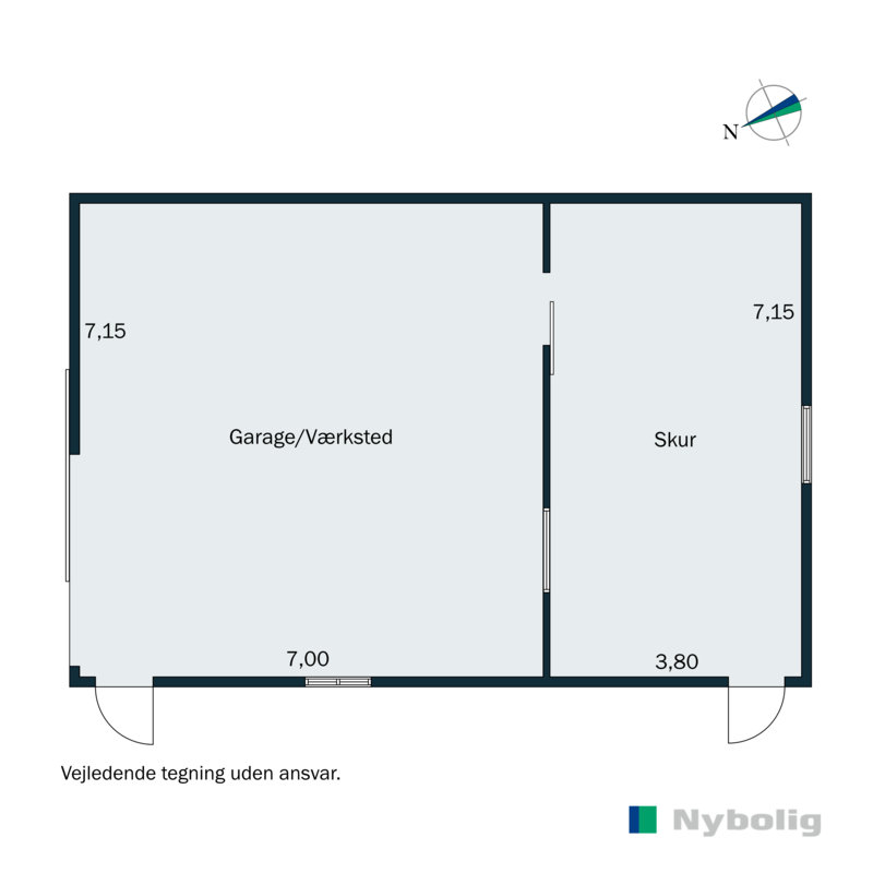 Plantegninger billede af Firringvej 1, Tuesbøl, 6650 Brørup