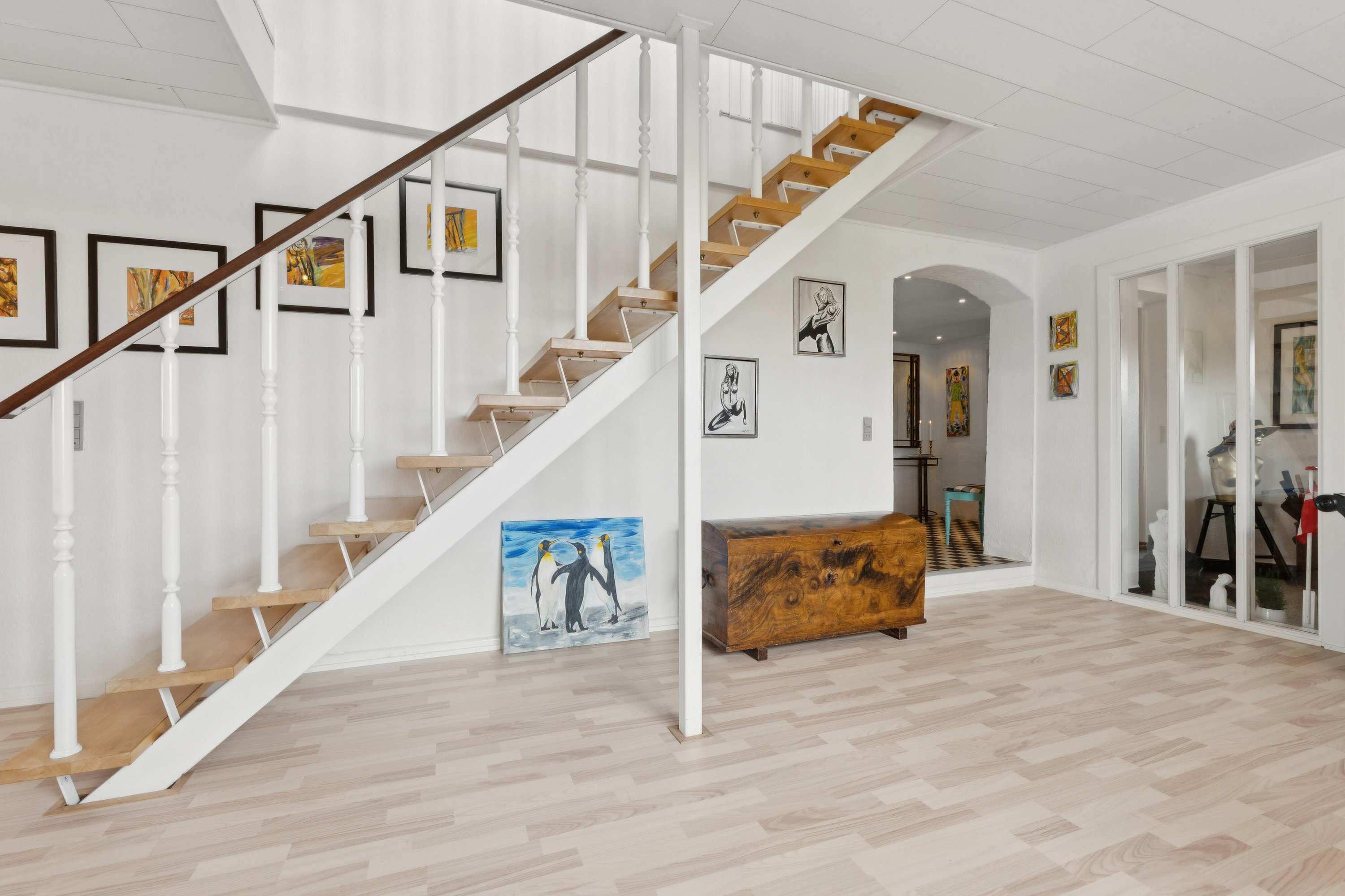 Fremhævet gang billede i fuldskærmstilstand. Billede af Humblevej 1, 5900 Rudkøbing