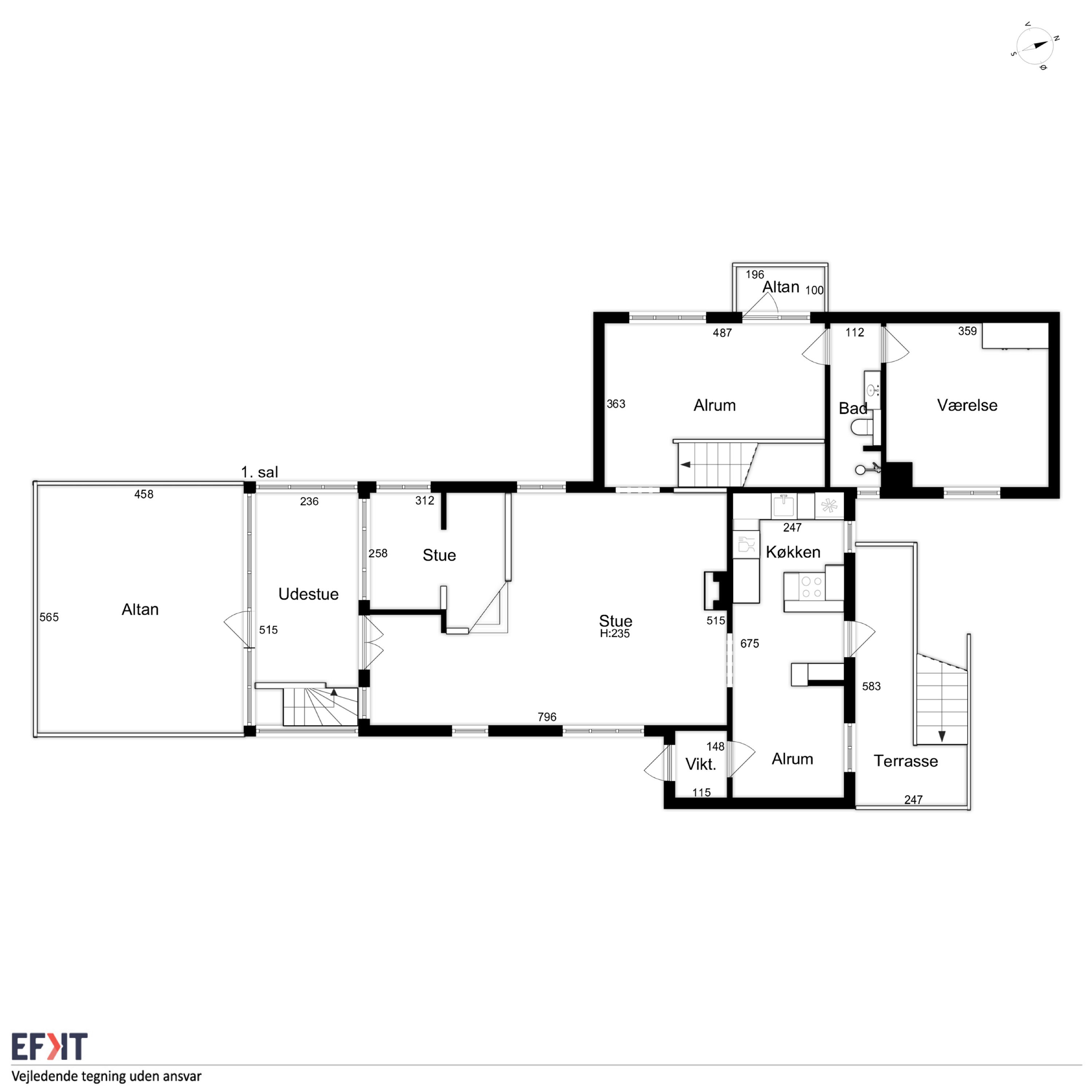 Plantegninger billede af Humblevej 1, 5900 Rudkøbing