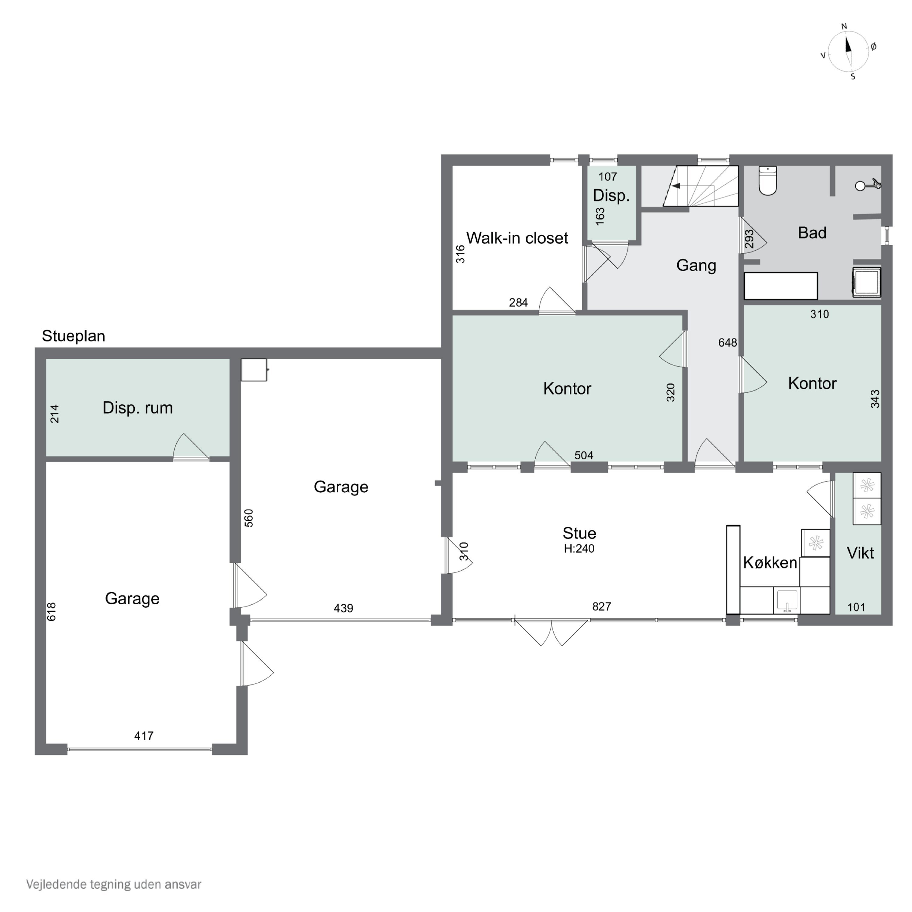 Plantegninger billede af Højagervej 2, 9800 Hjørring