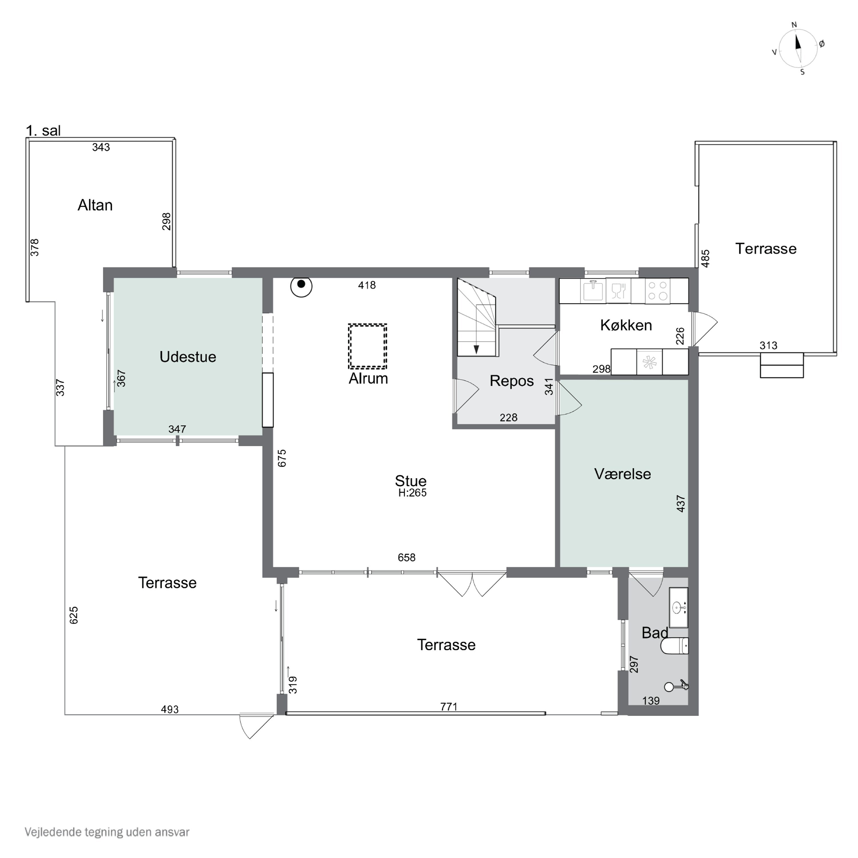 Plantegninger billede af Højagervej 2, 9800 Hjørring