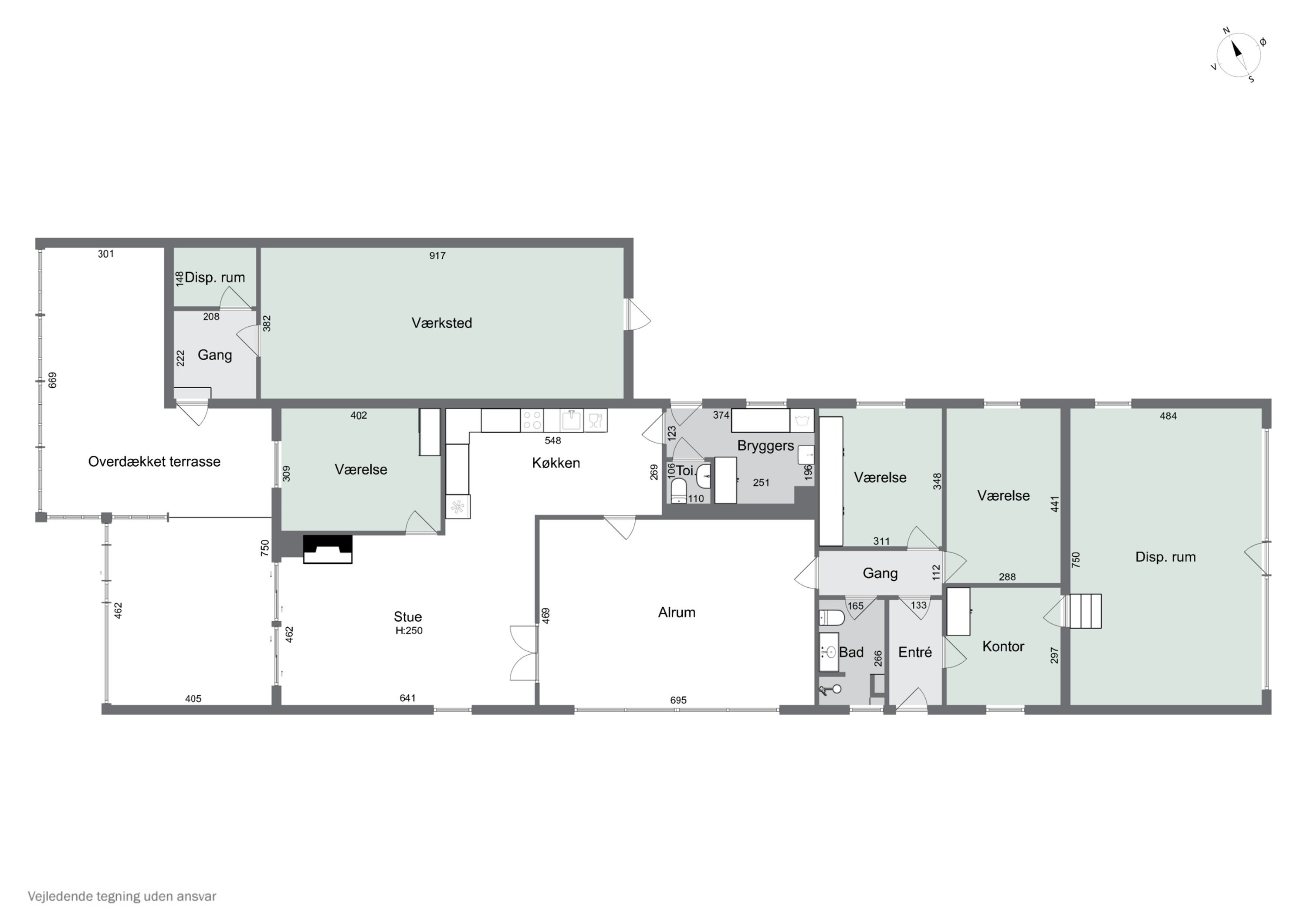 Plantegninger billede af Rørvigvej 65, 4500 Nykøbing Sj
