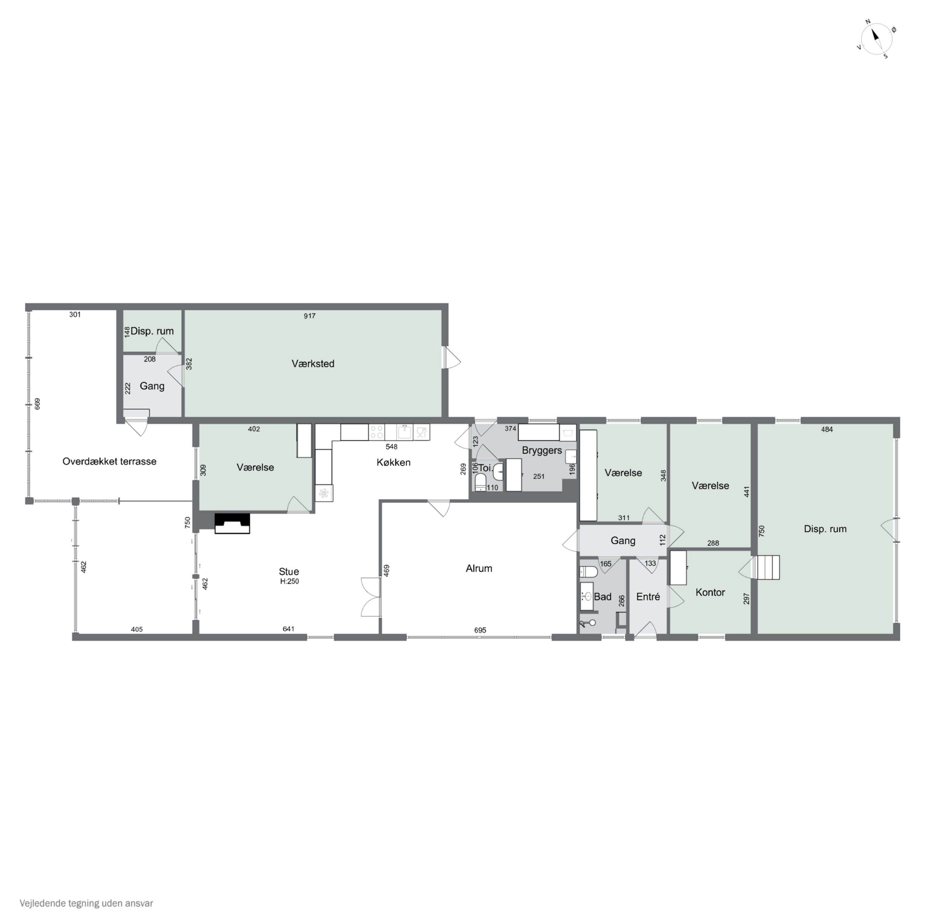 Plantegninger billede af Rørvigvej 65, 4500 Nykøbing Sj
