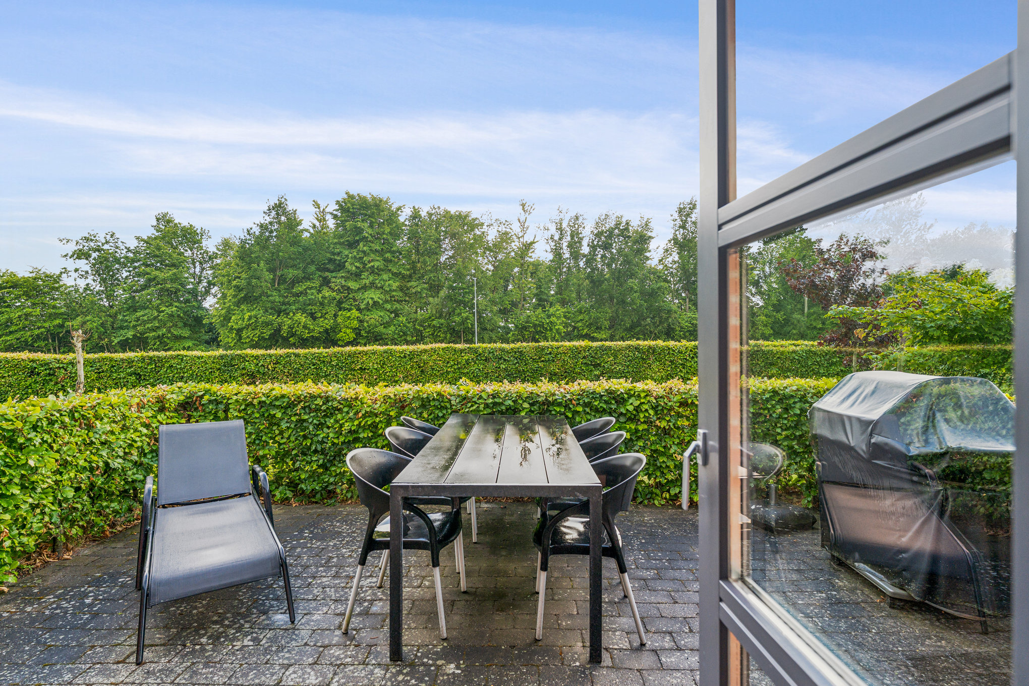 Fremhævet terrasse billede i fuldskærmstilstand. Billede af Dionevej 6, Paderup, 8960 Randers SØ