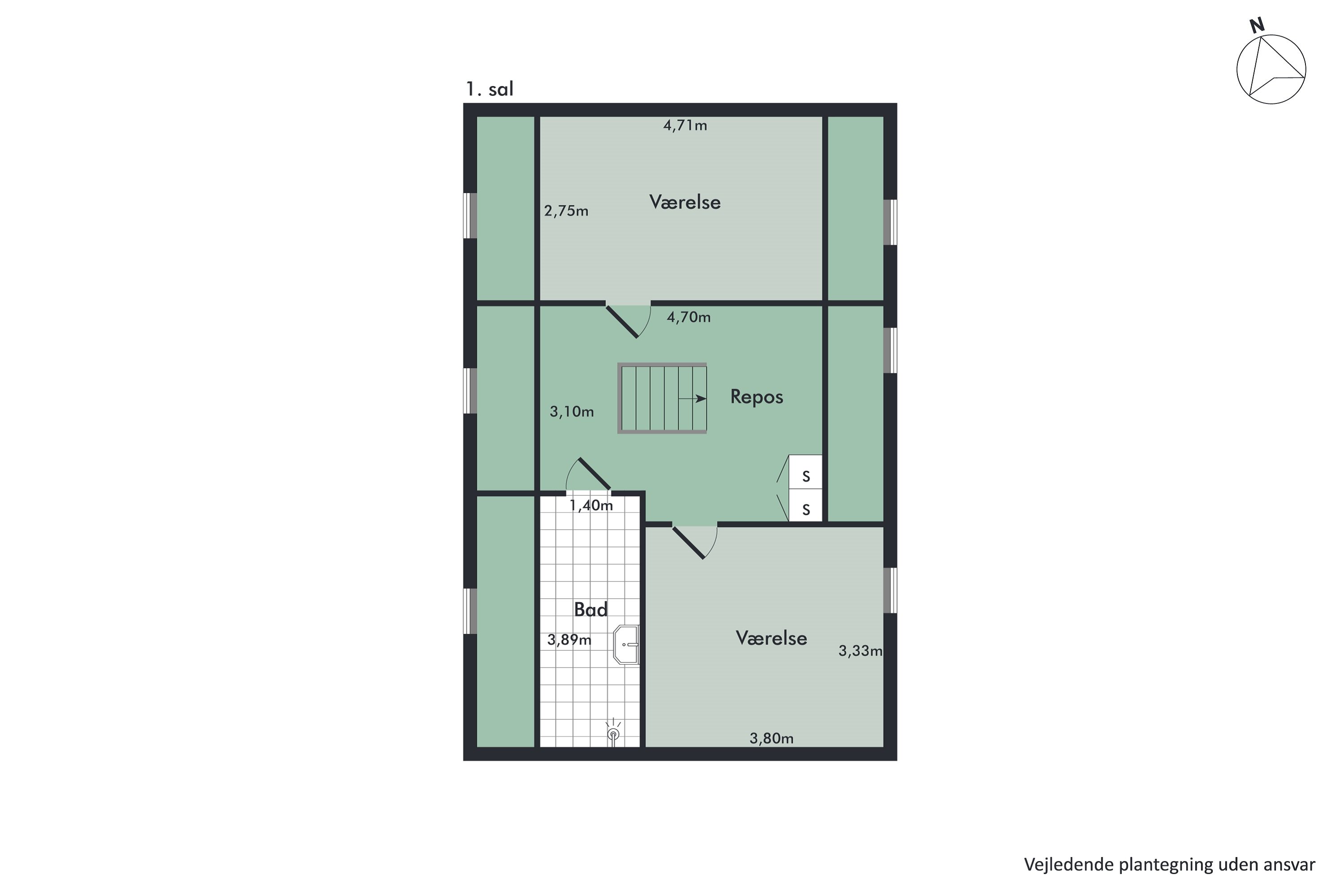 Plantegninger billede af Grøndalsvej 2, Hobro By, 9500 Hobro