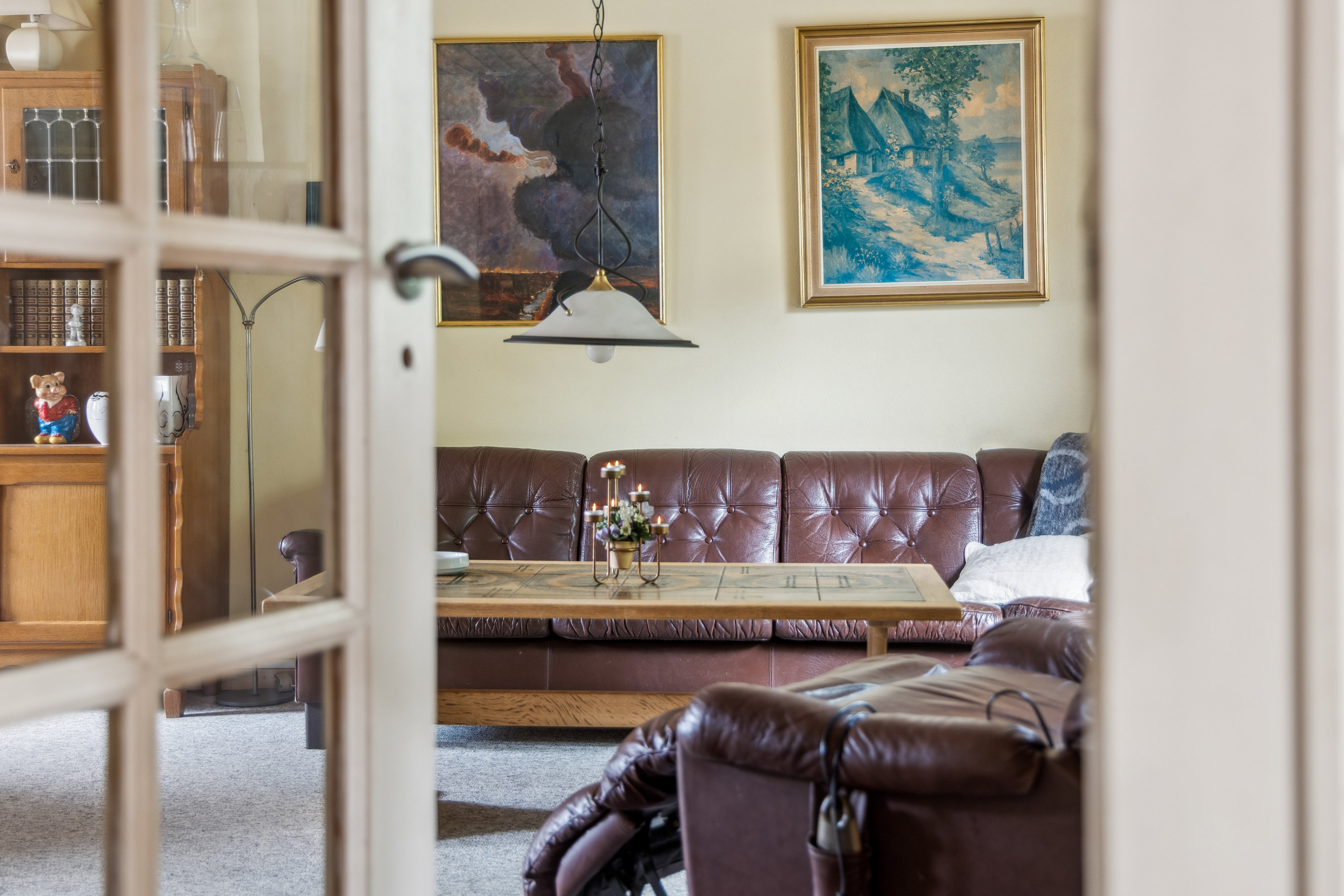 Fremhævet stue billede i fuldskærmstilstand. Billede af Grøndalsvej 2, Hobro By, 9500 Hobro