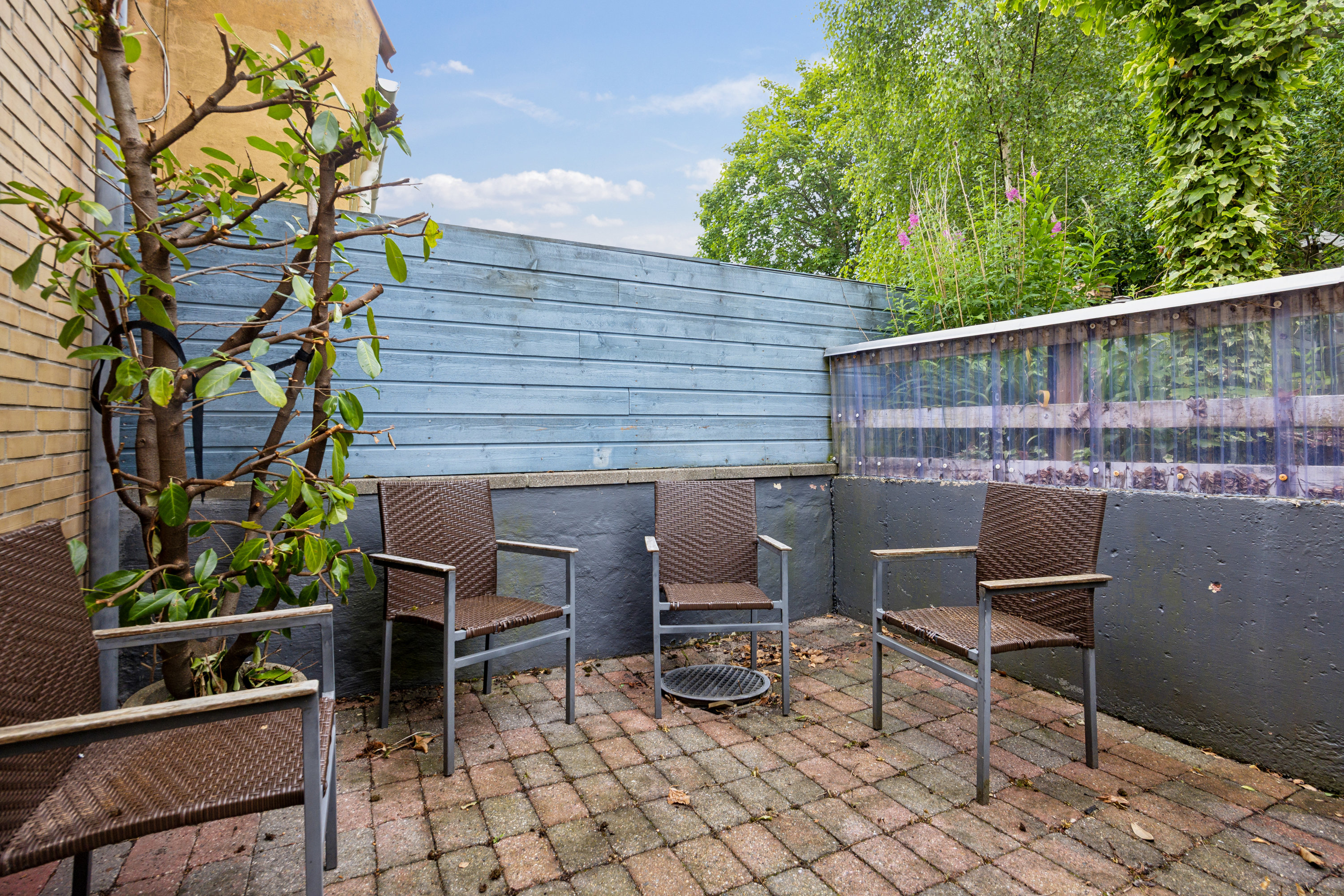 Fremhævet terrasse billede i fuldskærmstilstand. Billede af Grøndalsvej 2, Hobro By, 9500 Hobro