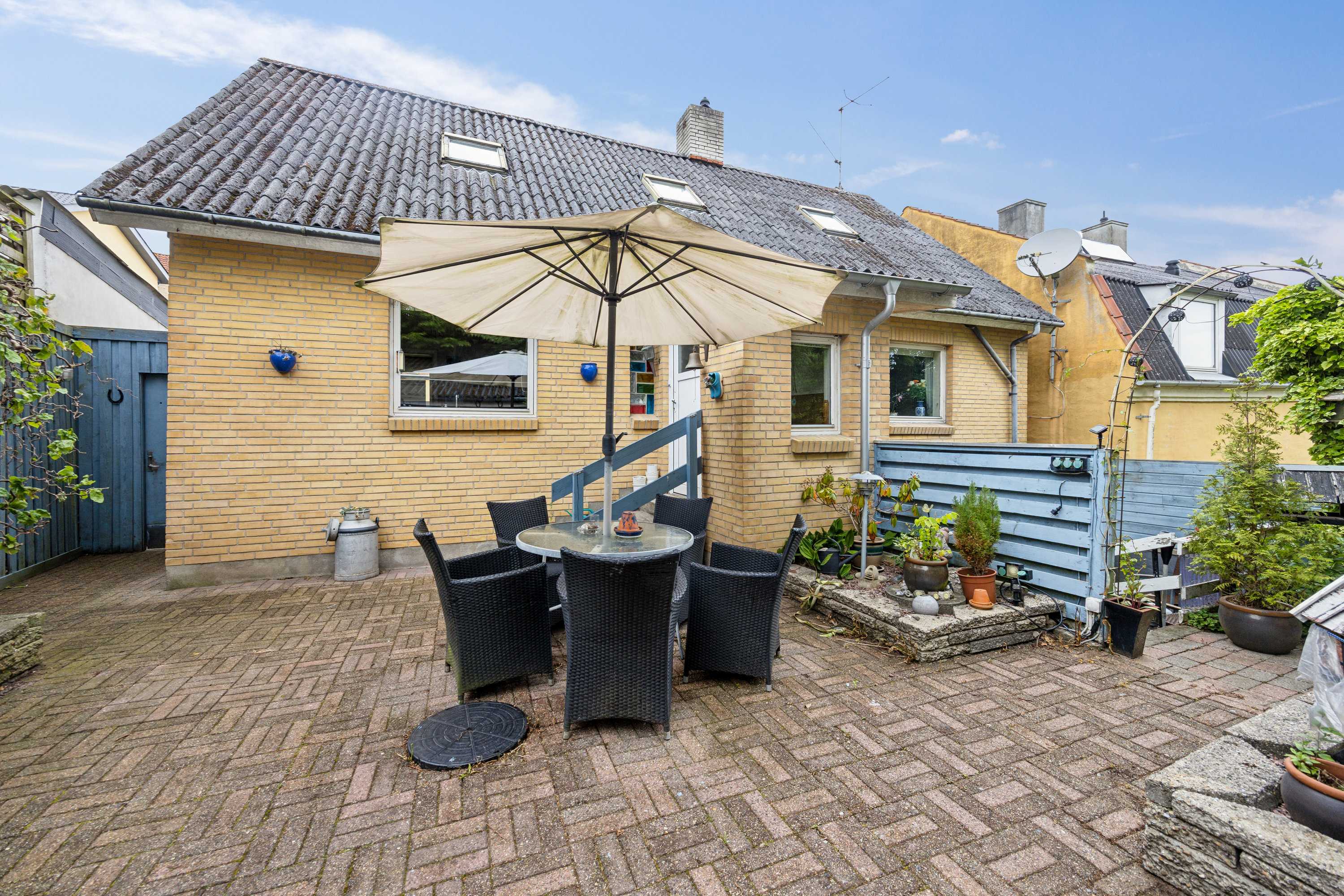 Fremhævet terrasse billede i fuldskærmstilstand. Billede af Grøndalsvej 2, Hobro By, 9500 Hobro