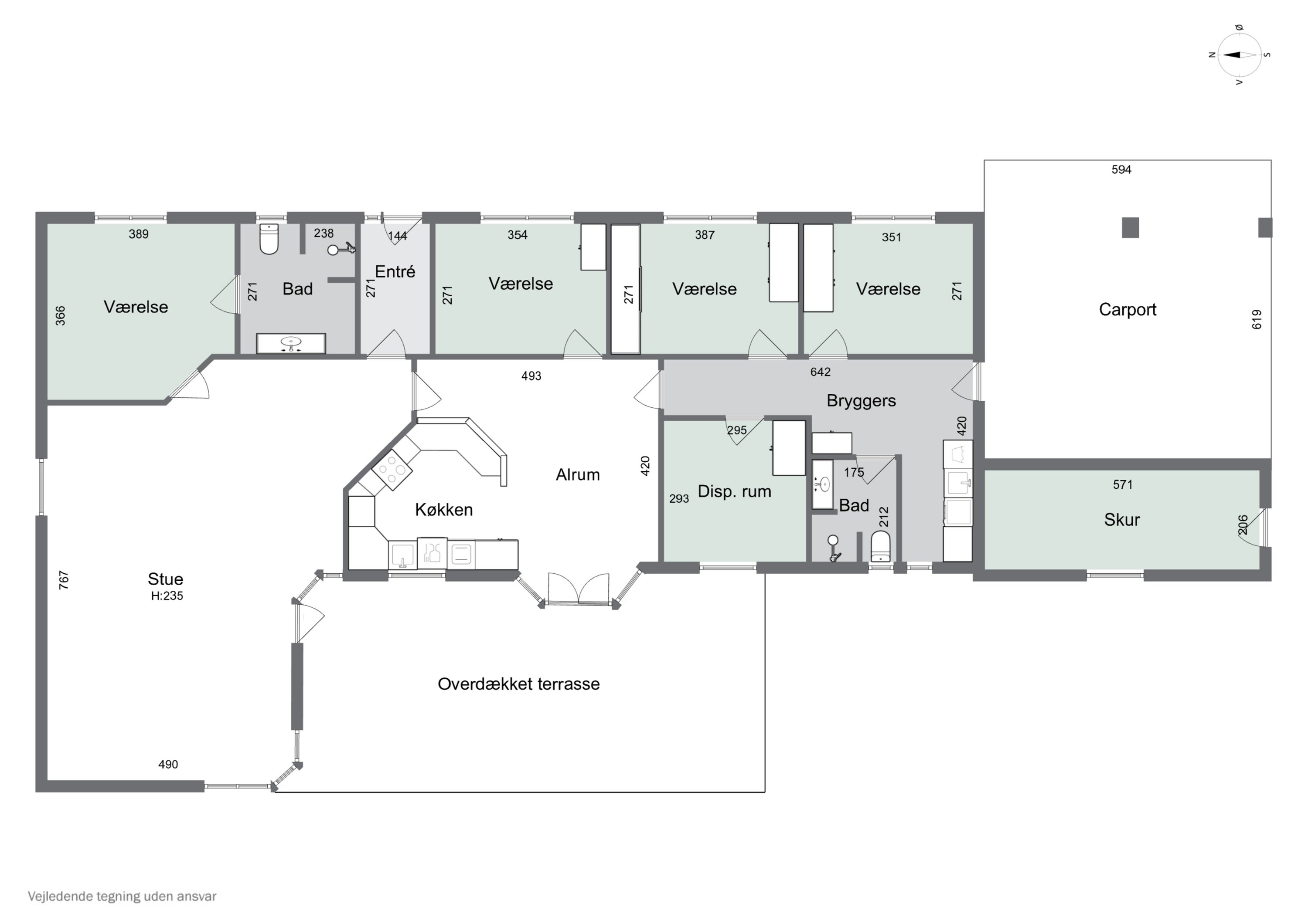 Plantegninger billede af Græshaven 9B, Bullerup, 5320 Agedrup