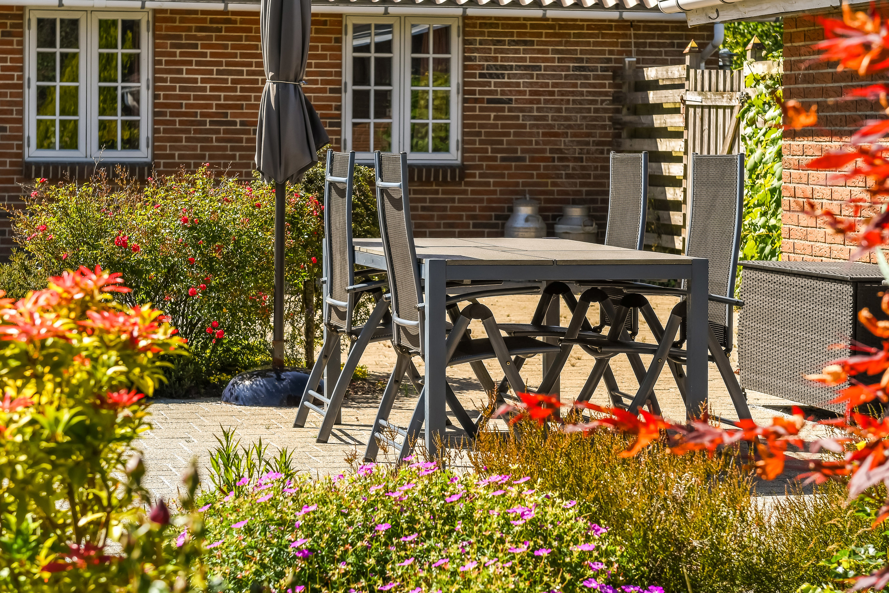 Fremhævet terrasse billede i fuldskærmstilstand. Billede af Bækkevej 5, 6623 Vorbasse