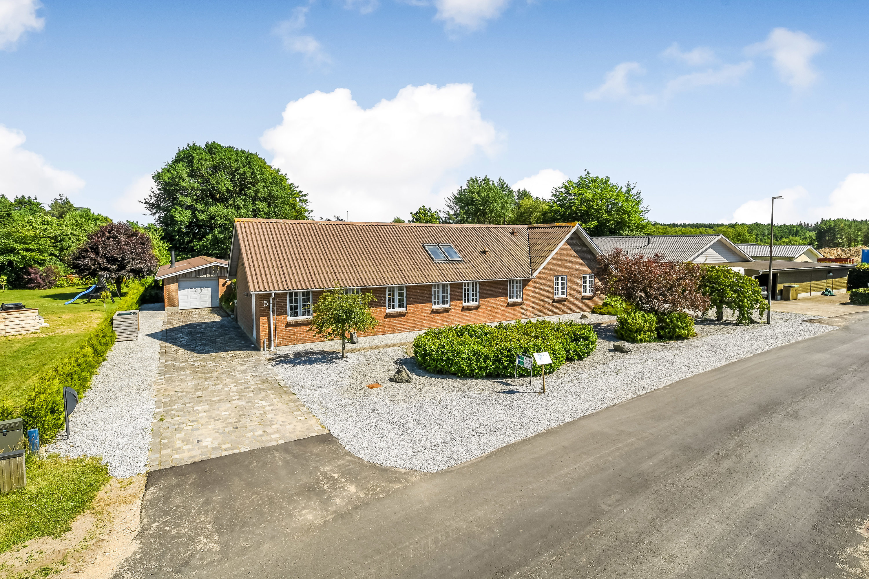 Fremhævet ejendommen billede i fuldskærmstilstand. Billede af Bækkevej 5, 6623 Vorbasse