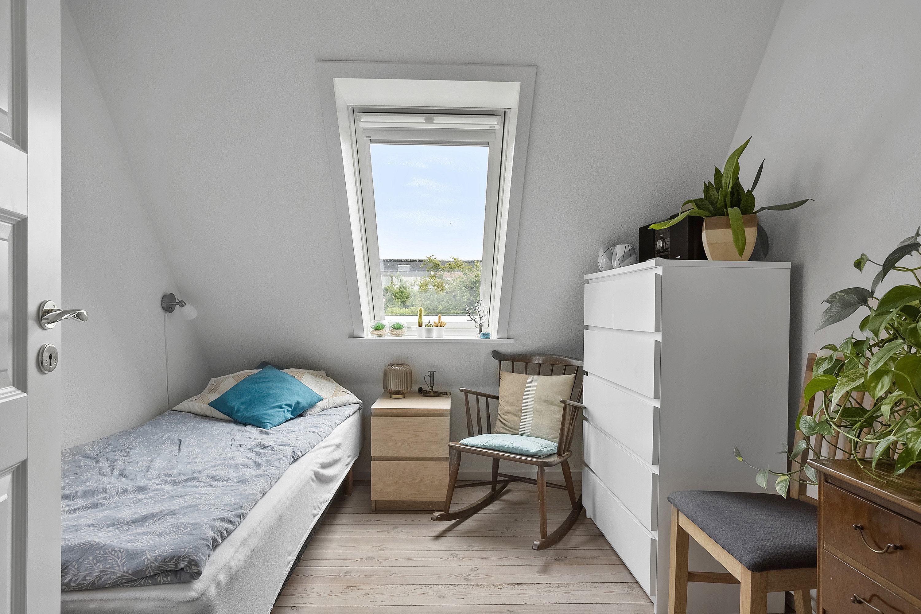 Fremhævet soveværelse billede i fuldskærmstilstand. Billede af P.A. Madvigs Vej 30, 6100 Haderslev